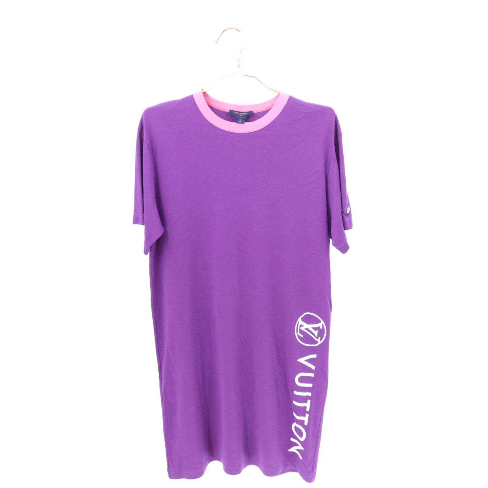 LOUIS VUITTON Cotton Mini T-Shirt Dress連身裙