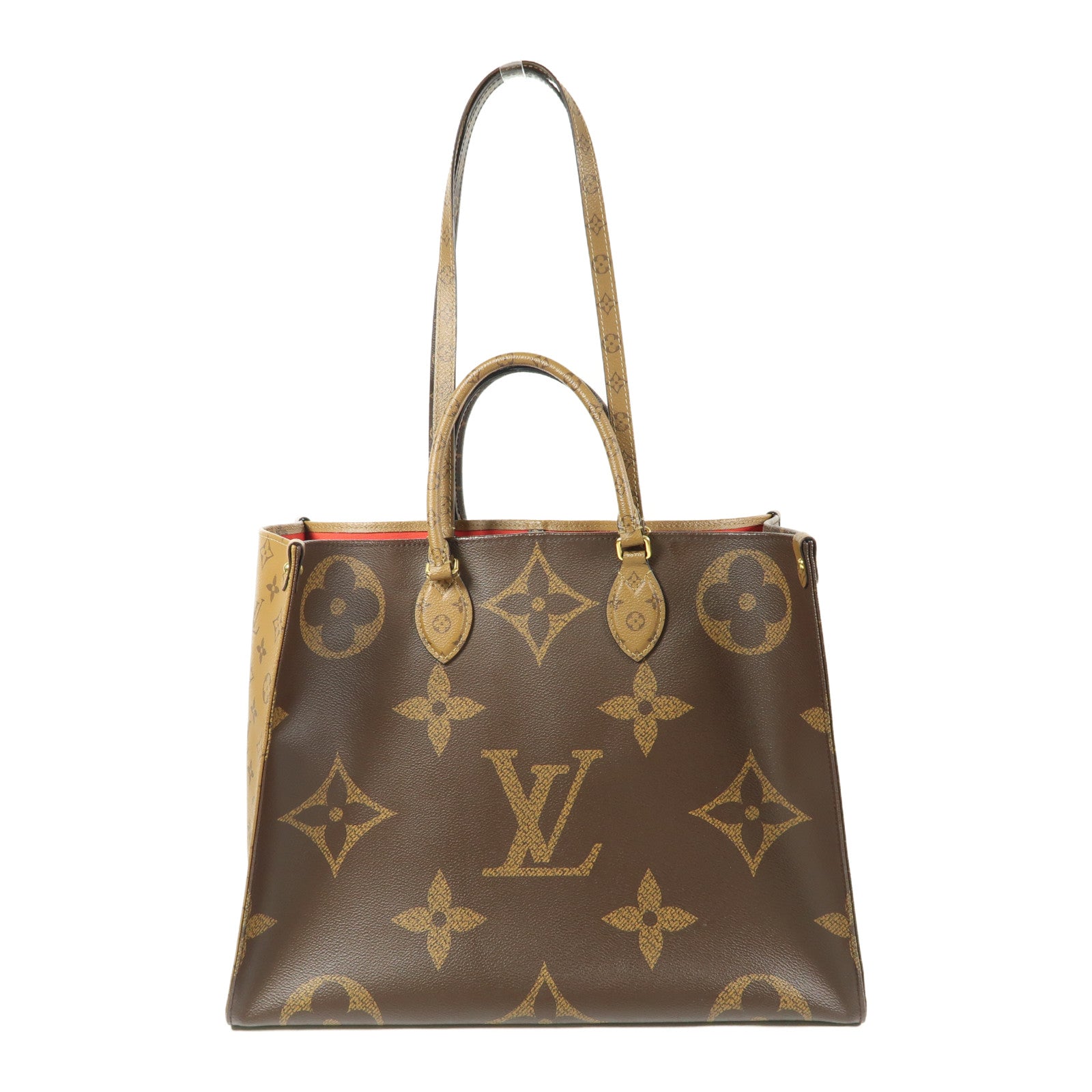 LOUIS VUITTON Monogram Giant OnTheGo GM金扣手挽肩背兩用袋
