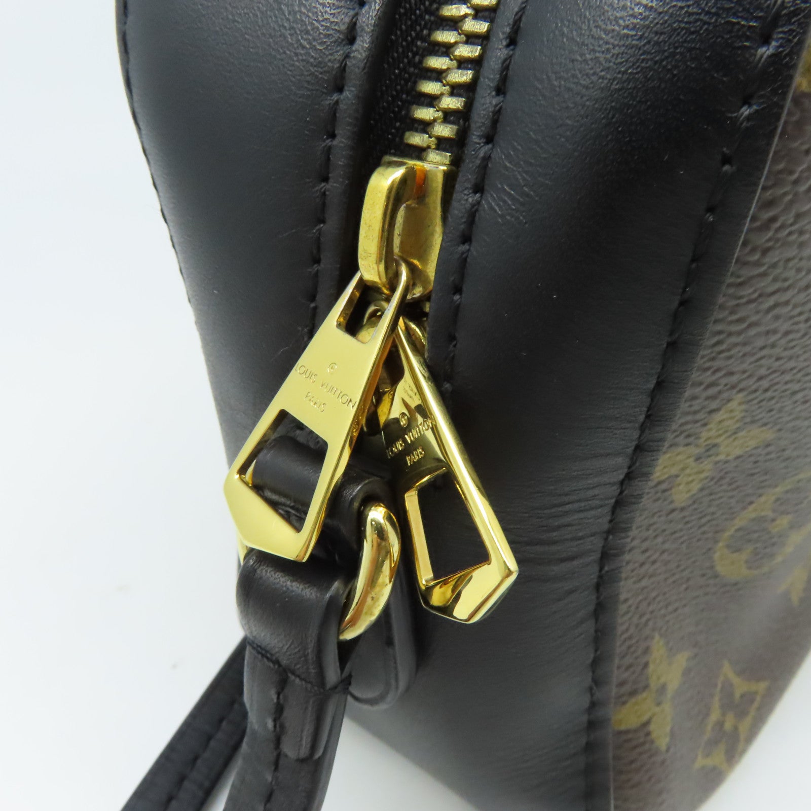 LOUIS VUITTON 【激減優惠】Monogram Saintonge  Shoulder Bag肩背袋黑色/啡色