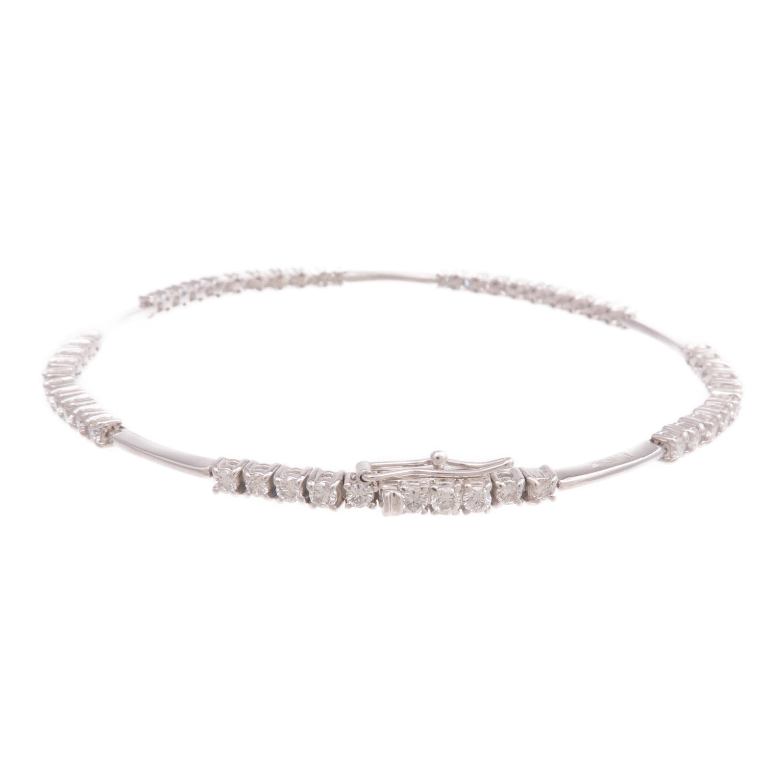JEWELRY 18K白金LINE Diamond Bracelet鑽石手鏈