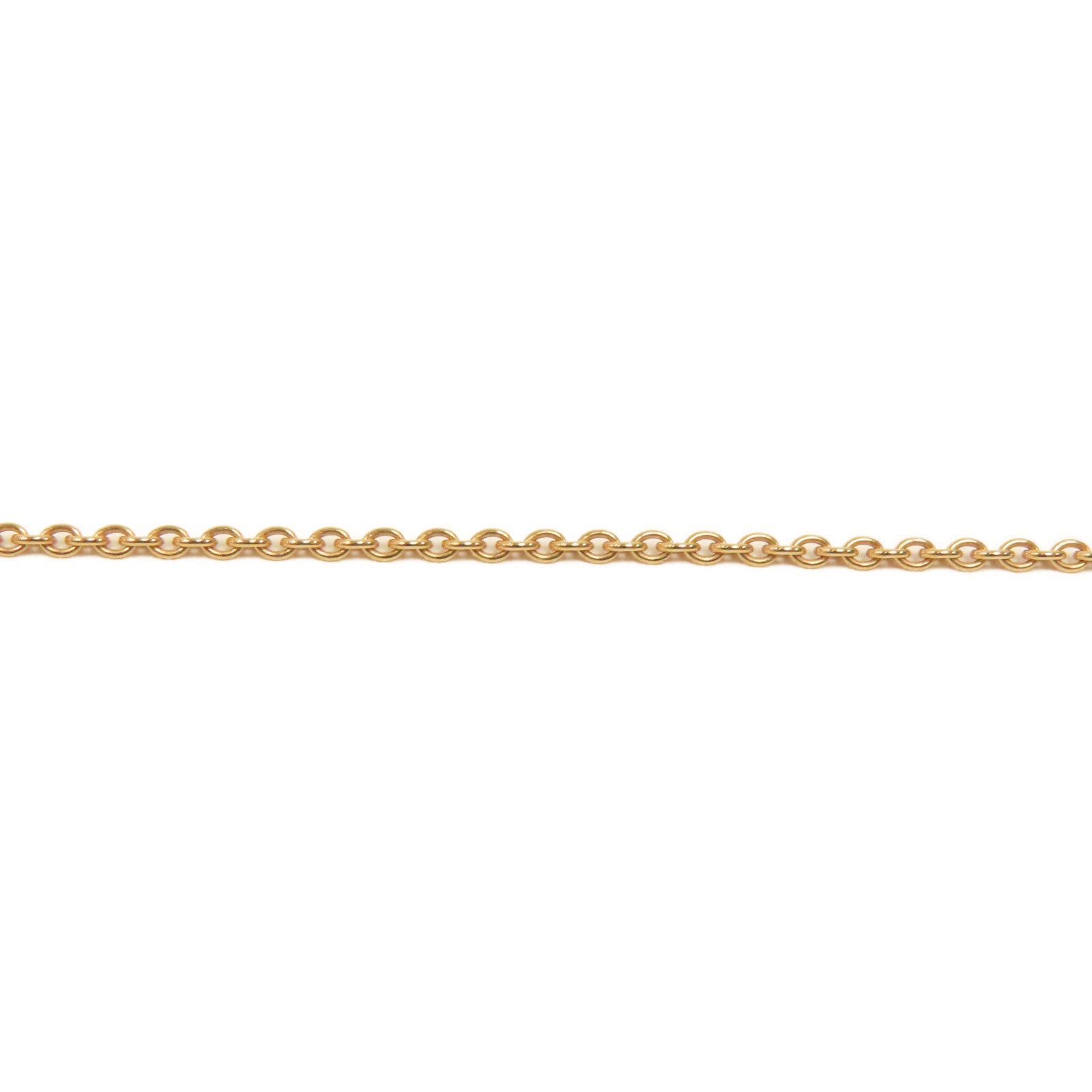HERMES 【激減優惠】18K玫瑰金Finesse Pendant 0.46ct鑽石項鍊玫瑰金色