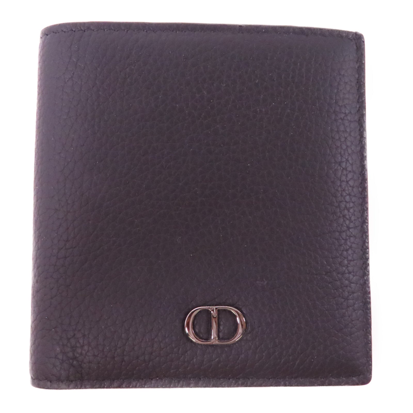 Dior 牛皮皮革Fold Wallet折疊錢包黑色