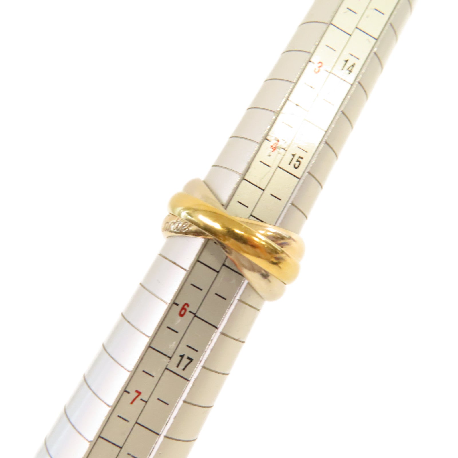 CARTIER **【激減優惠】18K玫瑰金/黃金/白金Trinity Ring戒指#53/US#5.75
