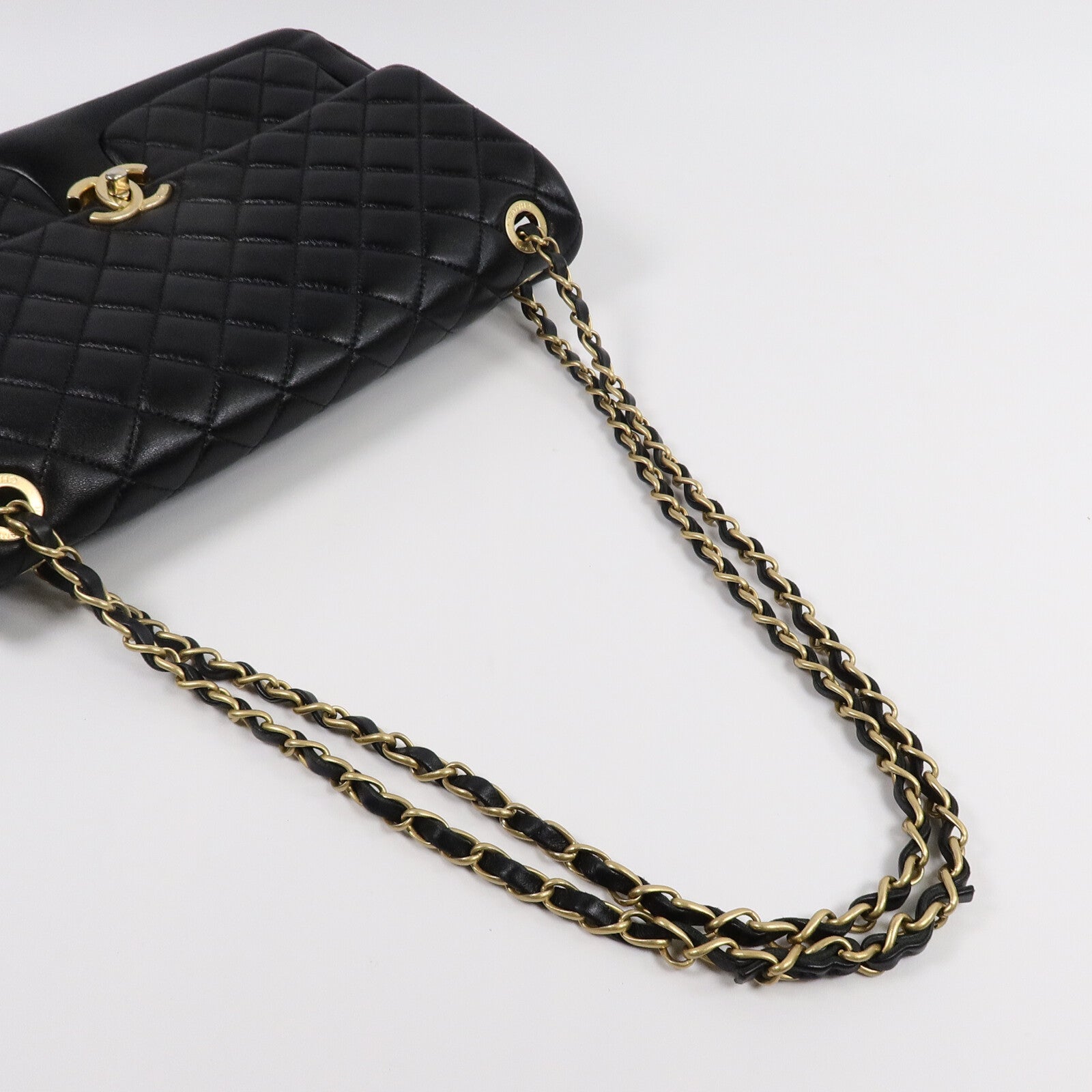 CHANEL 羊皮皮革Chain Shoulder Bag鏈帶肩背袋