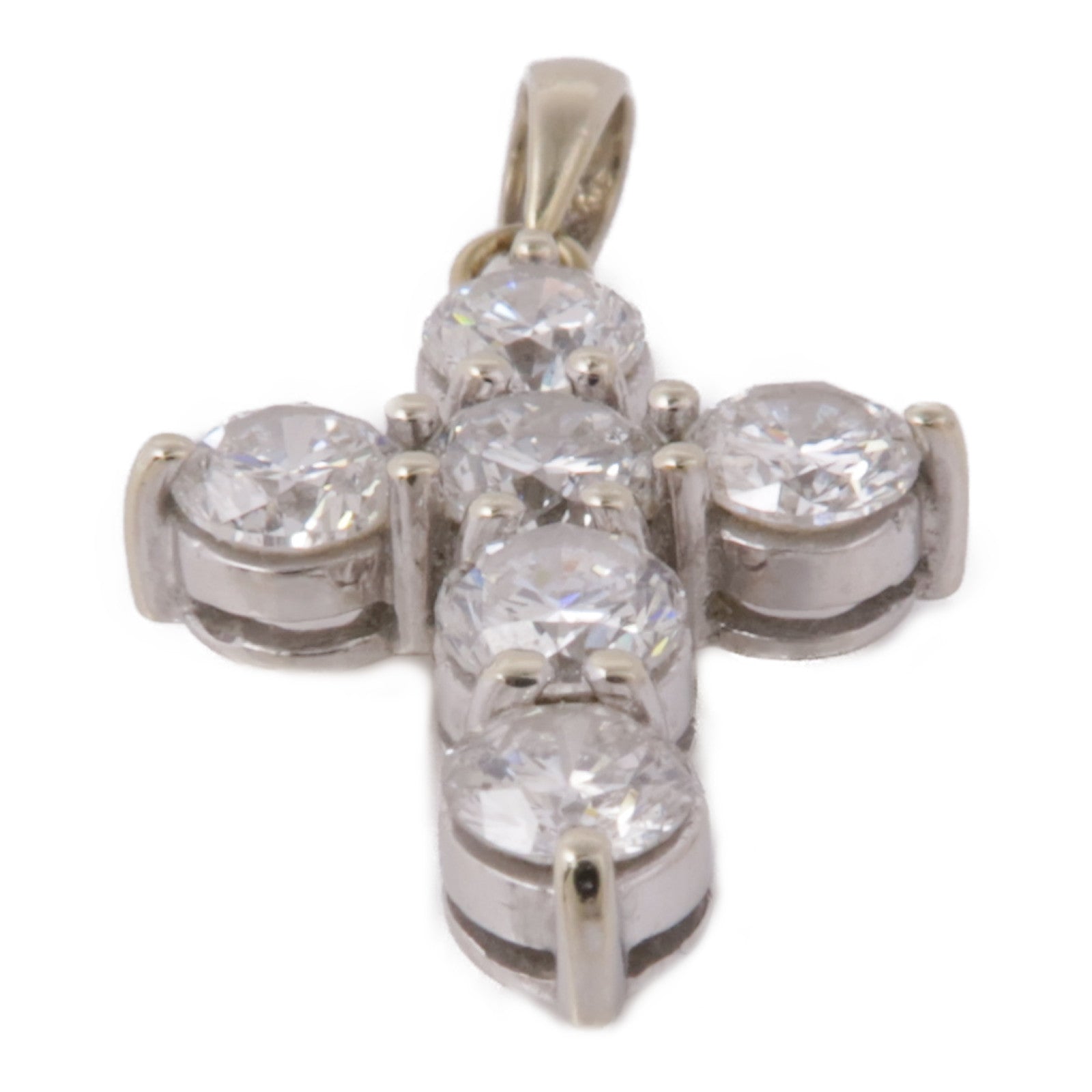 JEWELRY 18K白金Diamond Pendant Top鑽石吊墜