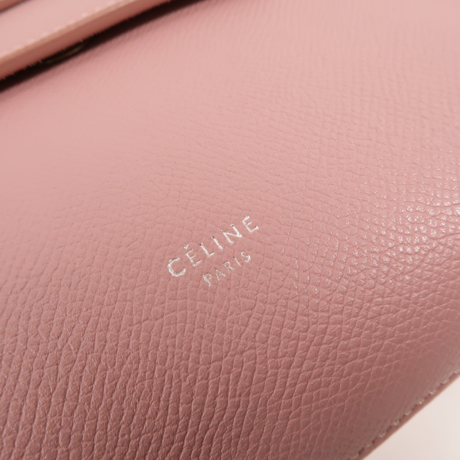 CELINE 牛皮皮革Nano Belt Bag金扣手挽肩背兩用袋