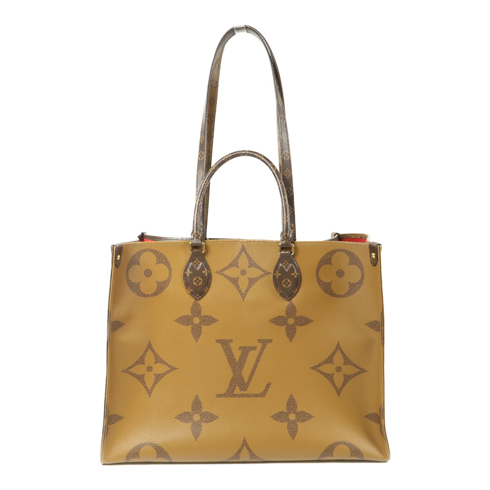 LOUIS VUITTON Monogram Giant OnTheGo GM金扣手挽肩背兩用袋
