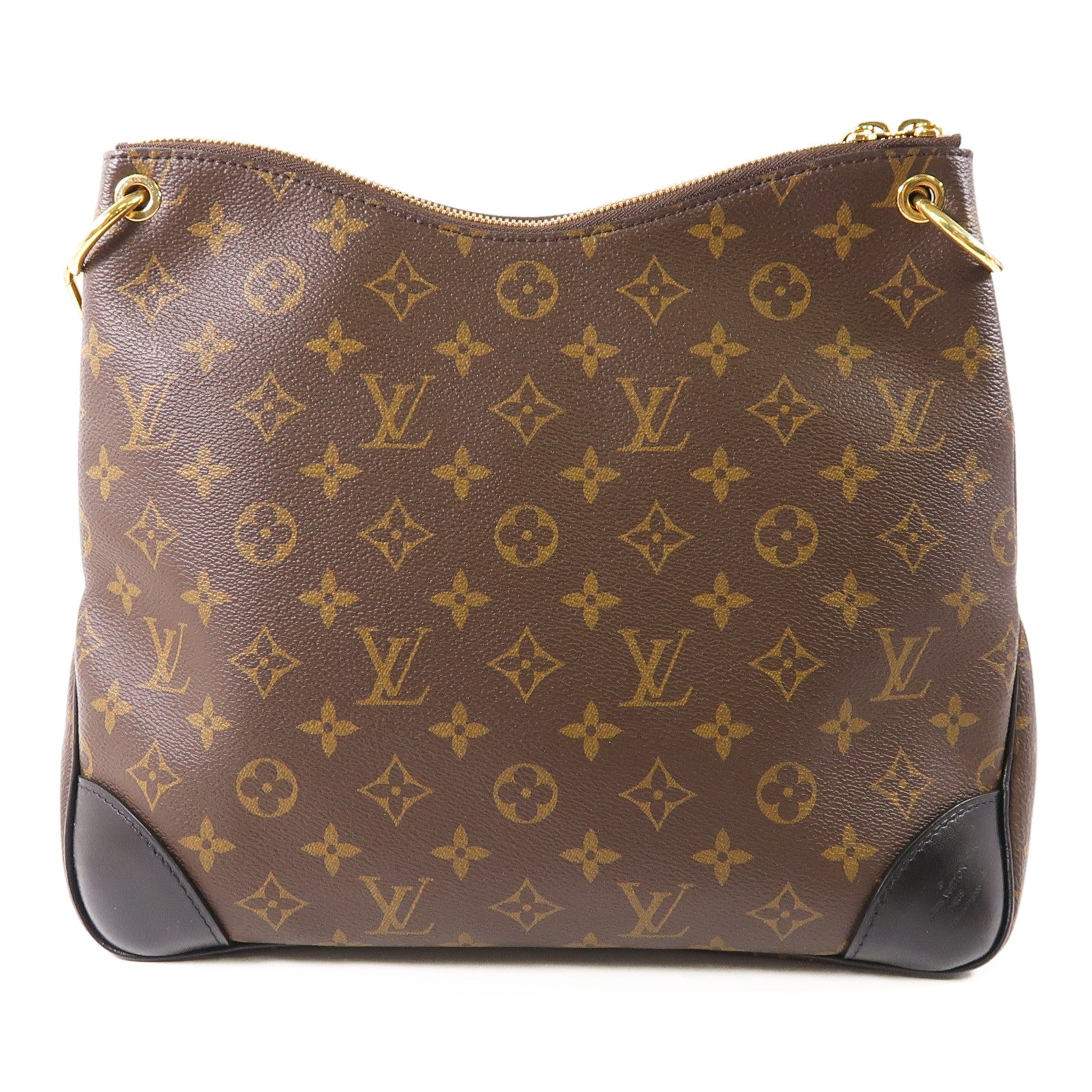 LOUIS VUITTON Monogram Odeon PM金扣肩背袋