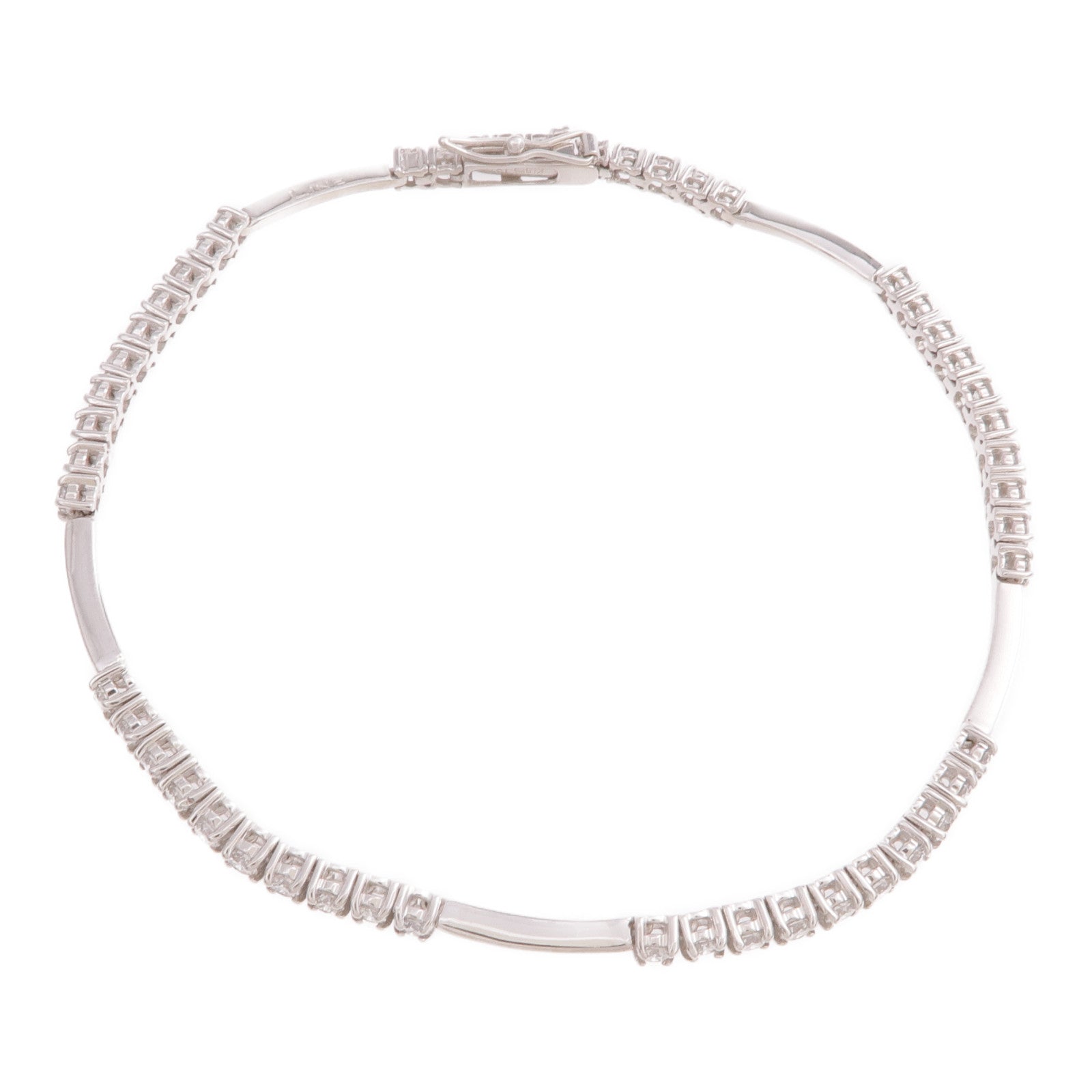 JEWELRY 18K白金LINE Diamond Bracelet鑽石手鏈