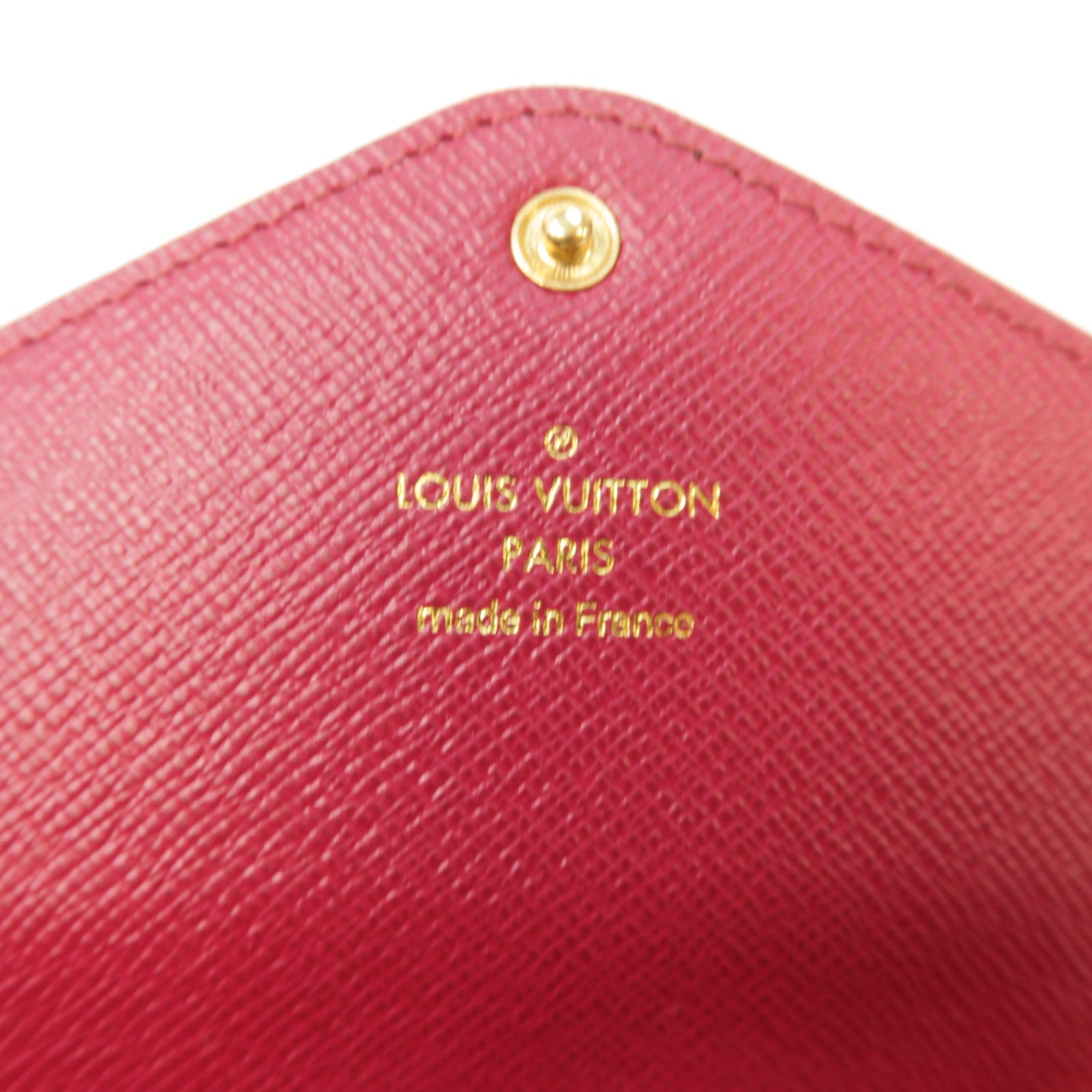 LOUIS VUITTON 【激減優惠】Monogram Josephine Wallet金扣長錢包棕色/酒紅色