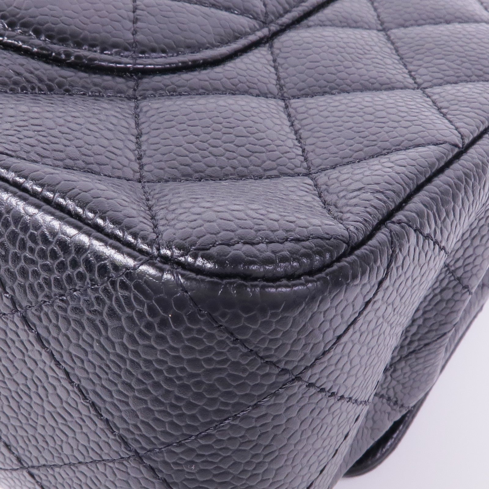 CHANEL 牛皮皮革Classic 25銀扣鏈帶肩背袋