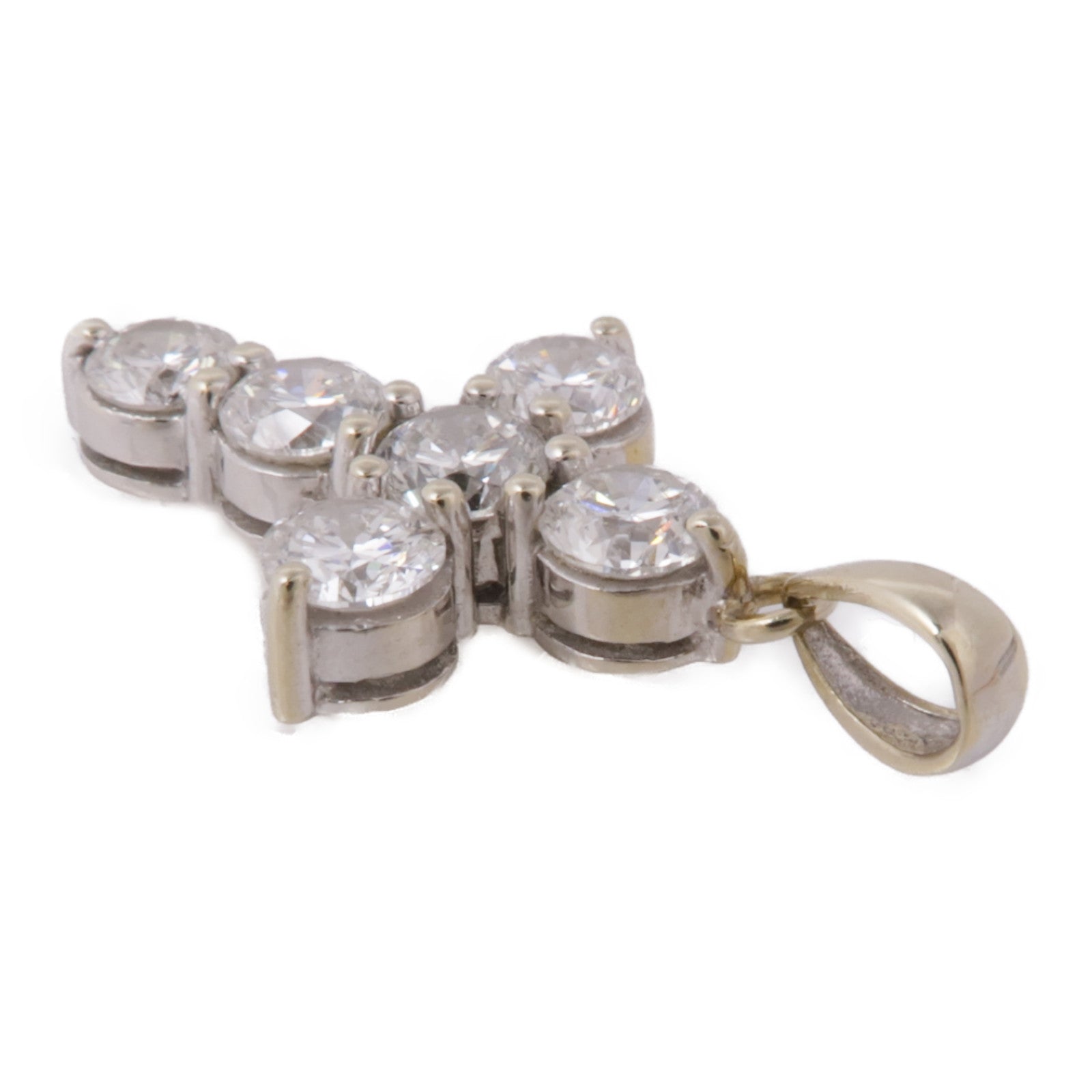 JEWELRY 18K白金Diamond Pendant Top鑽石吊墜