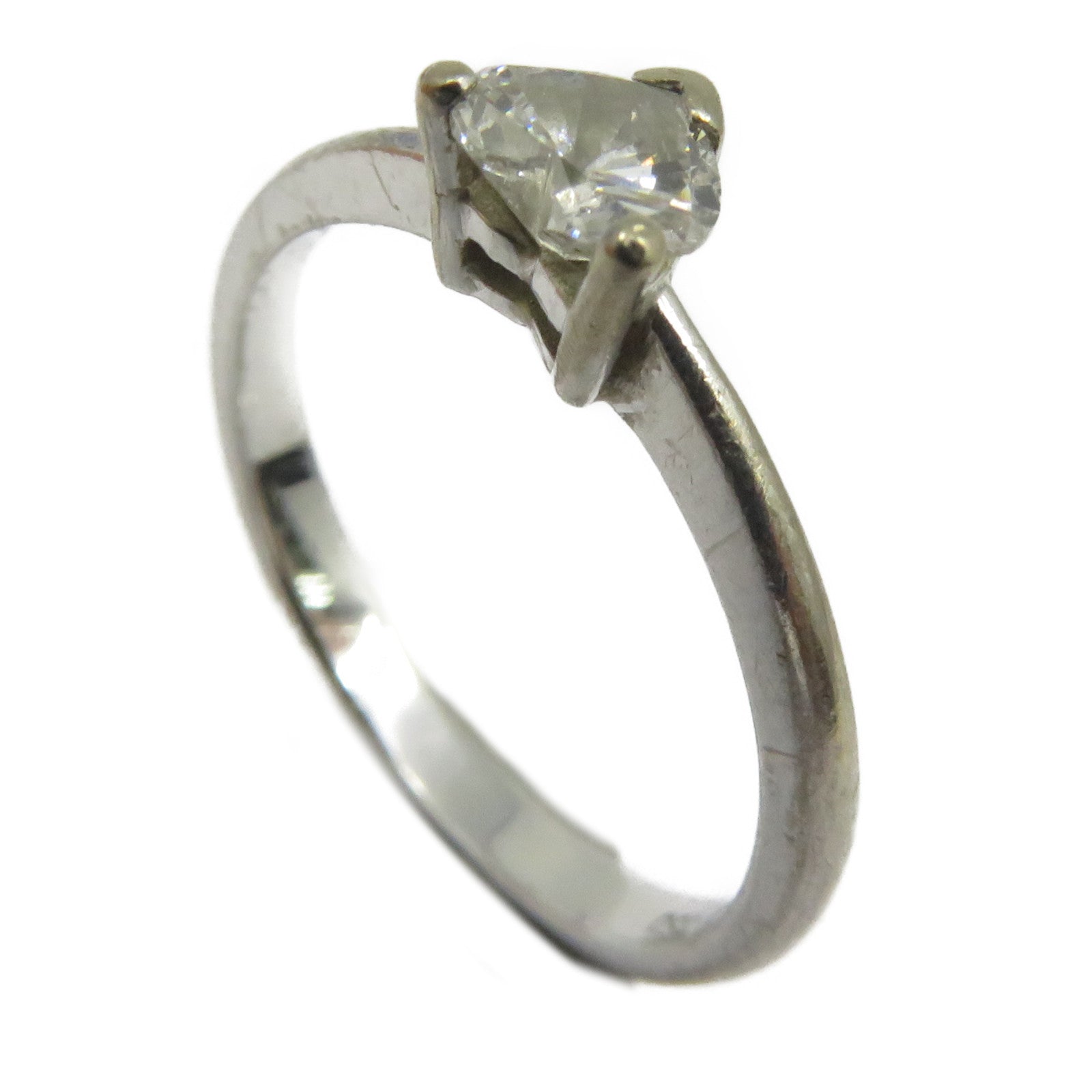 JEWELRY 【激減優惠】18K白金Ring鑽石戒指US#5