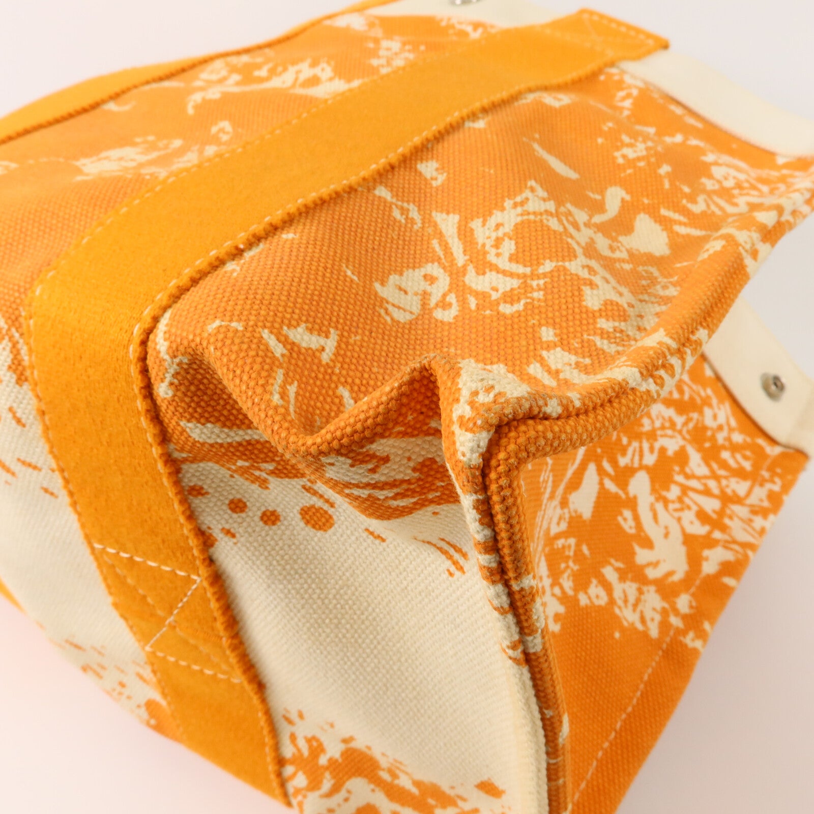 HERMES 帆布Fourre Tout MM手挽袋Orange