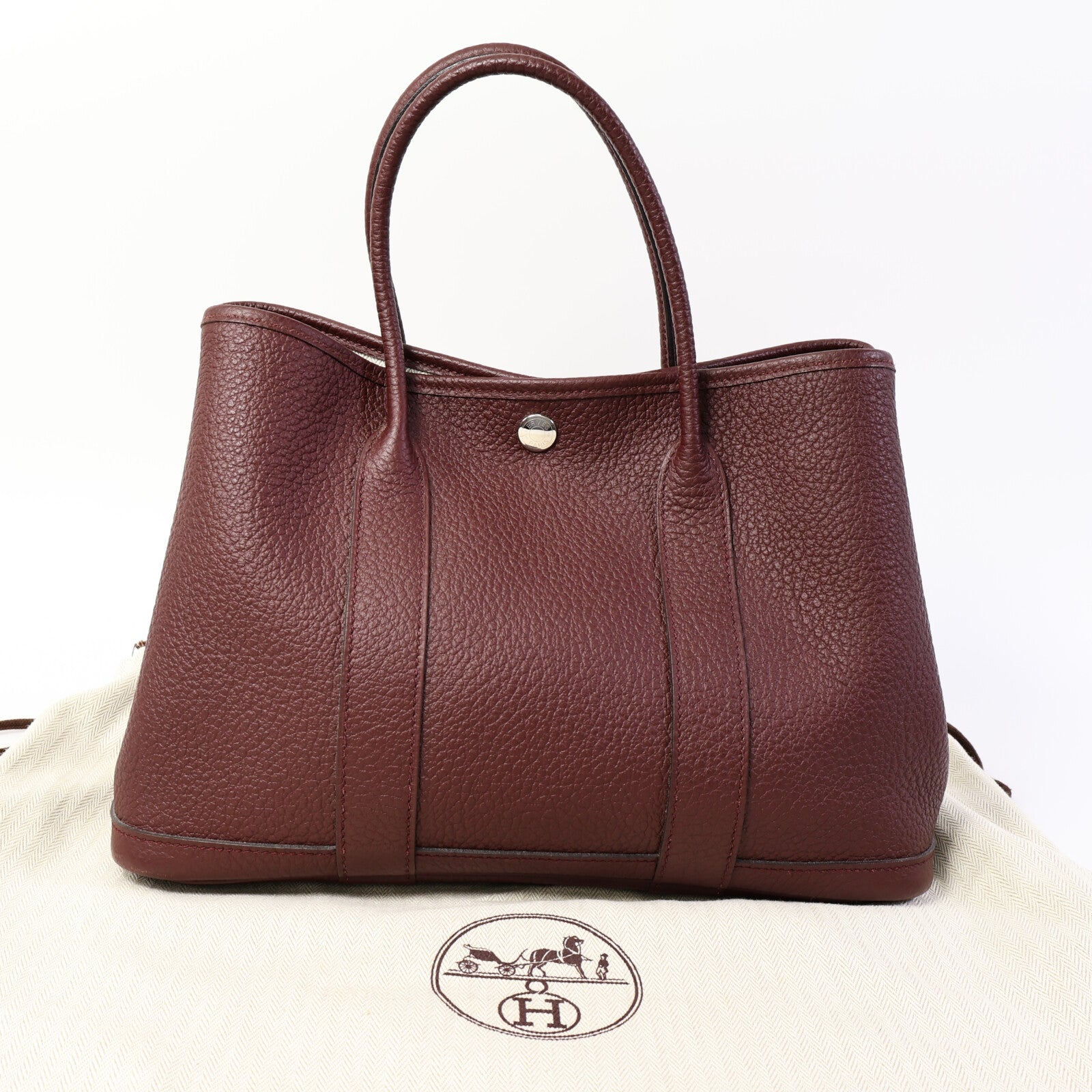HERMES Negonda皮革Garden Party TPM手挽袋