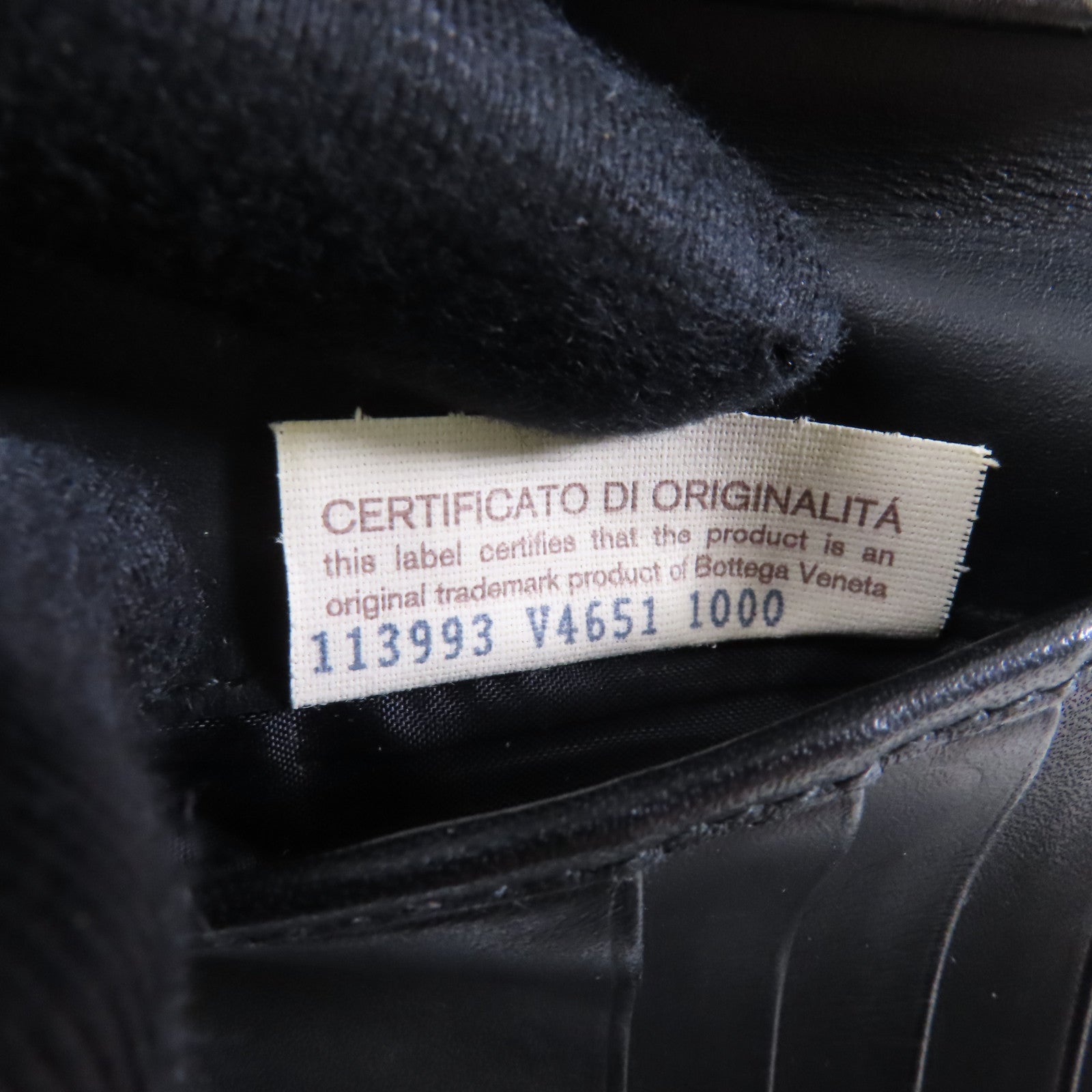 BOTTEGA VENETA 織紋皮革Wallet錢包黑色
