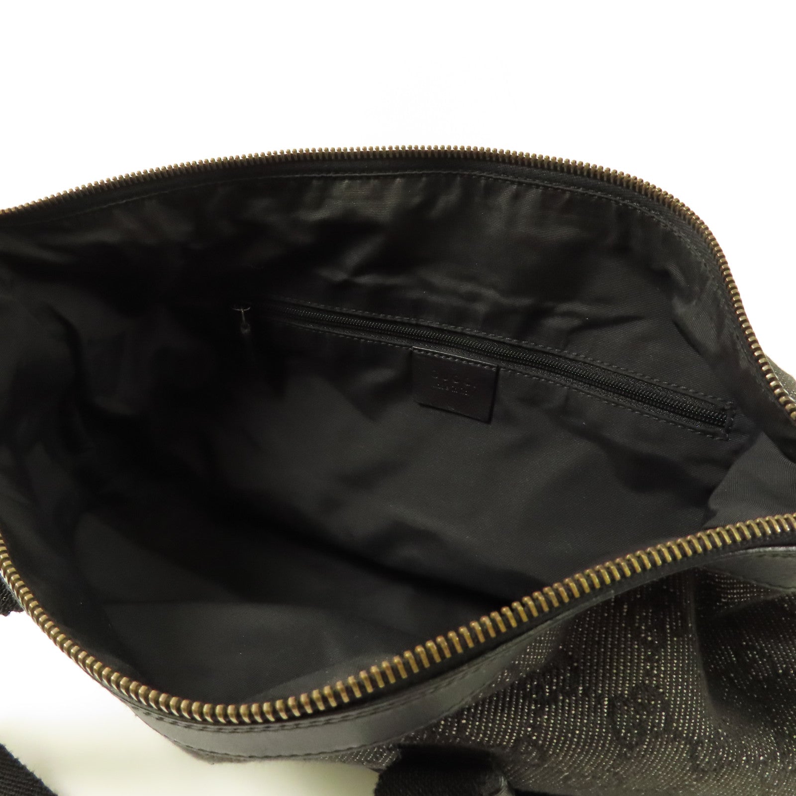 GUCCI 牛仔布Shoulder Bag金扣肩背袋