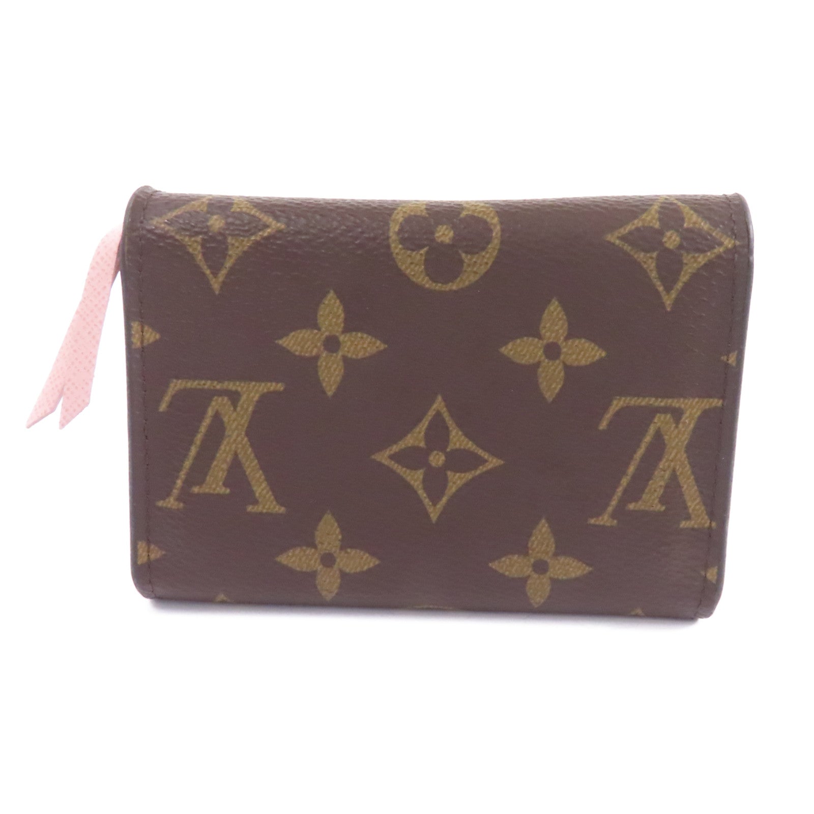 LOUIS VUITTON Monogram Rosalie Coin Purse金扣零錢包啡色/粉紅色