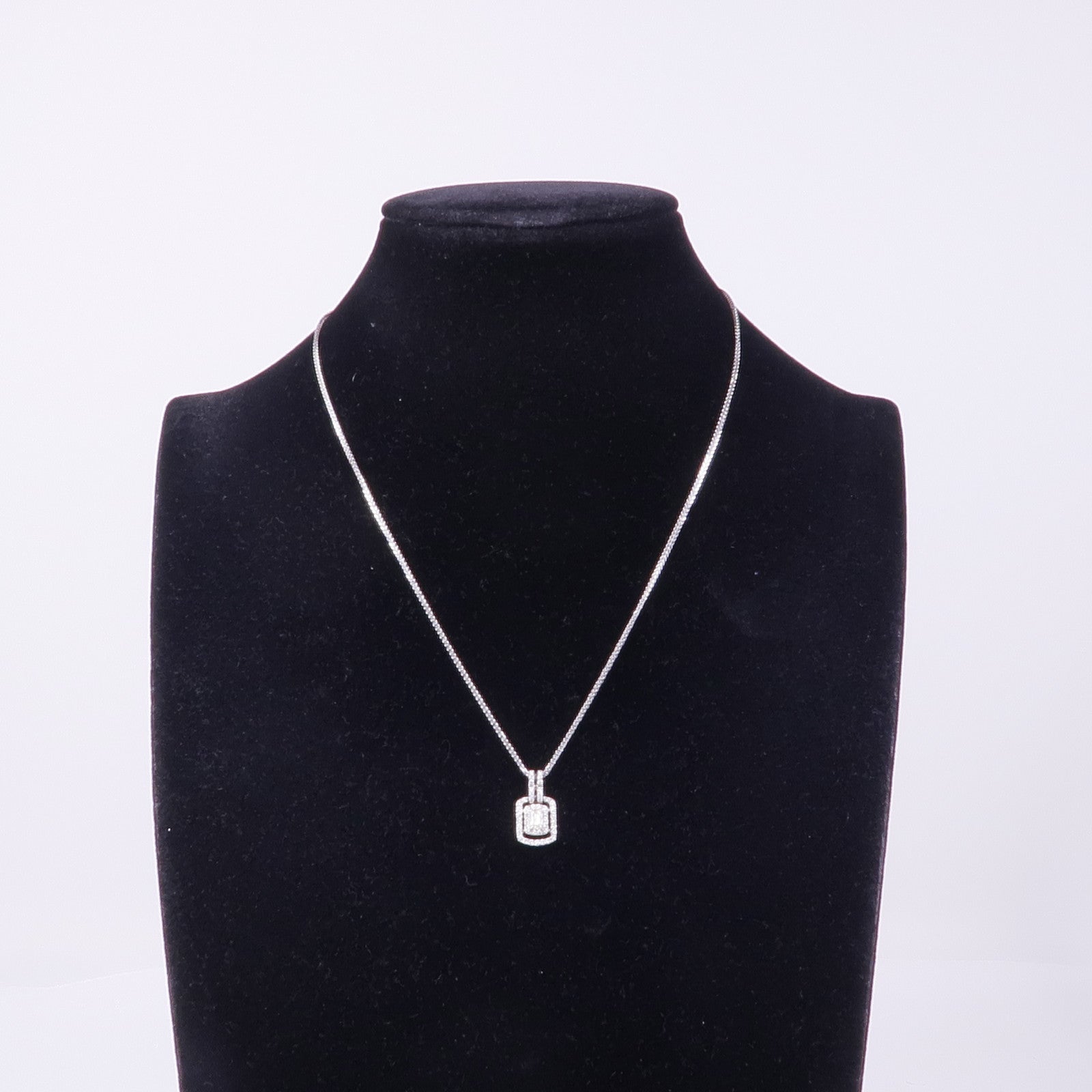 JEWELRY 18K白金Diamond Necklace鑽石項鍊
