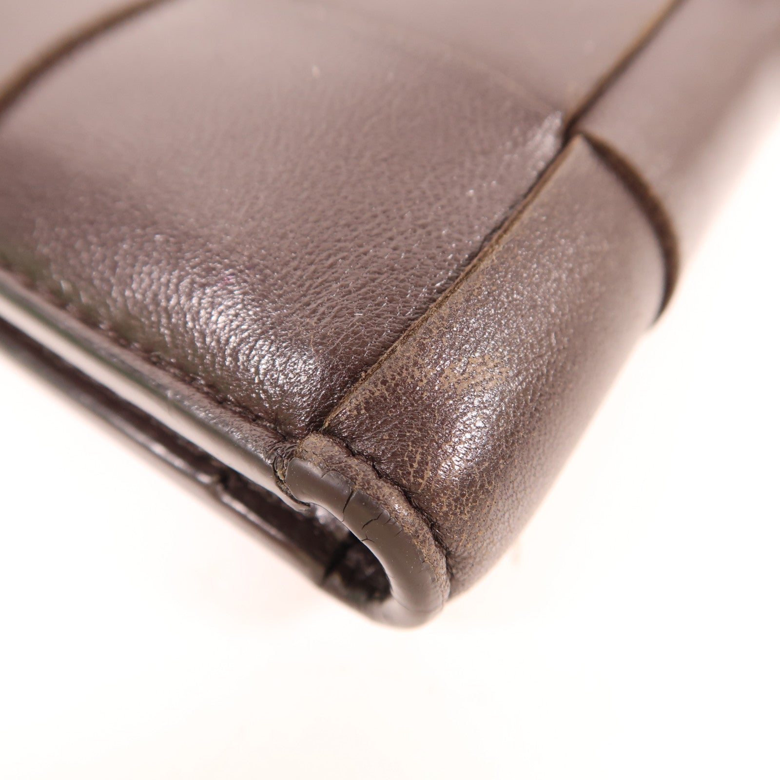 BOTTEGA VENETA 牛皮皮革Bi-Fold Wallet金扣錢包
