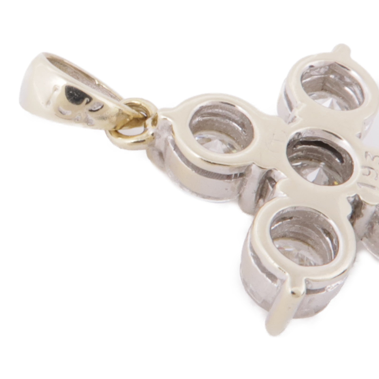 JEWELRY 18K白金Diamond Pendant Top鑽石吊墜