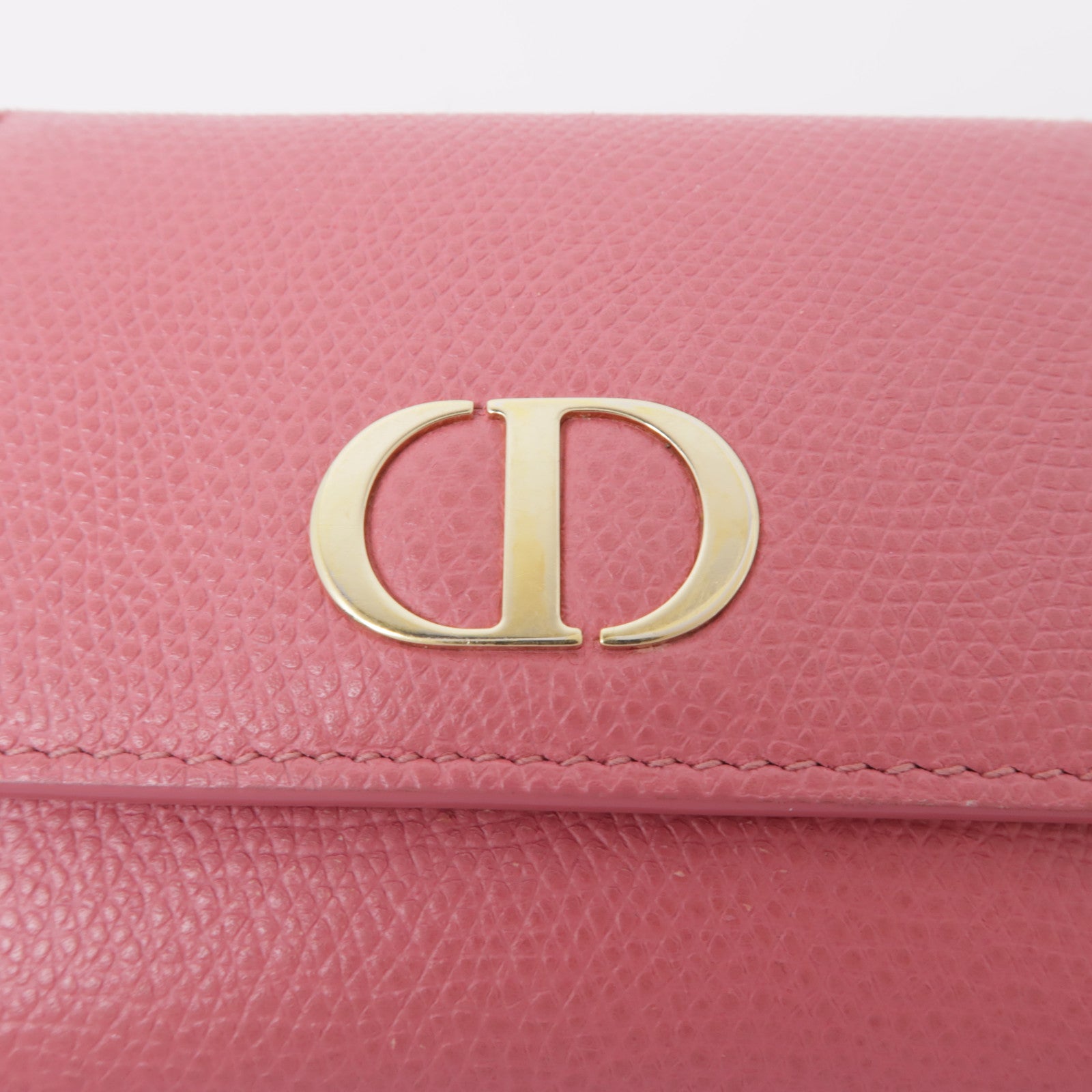 Dior 【激減優惠】牛皮皮革Wallet金扣錢包