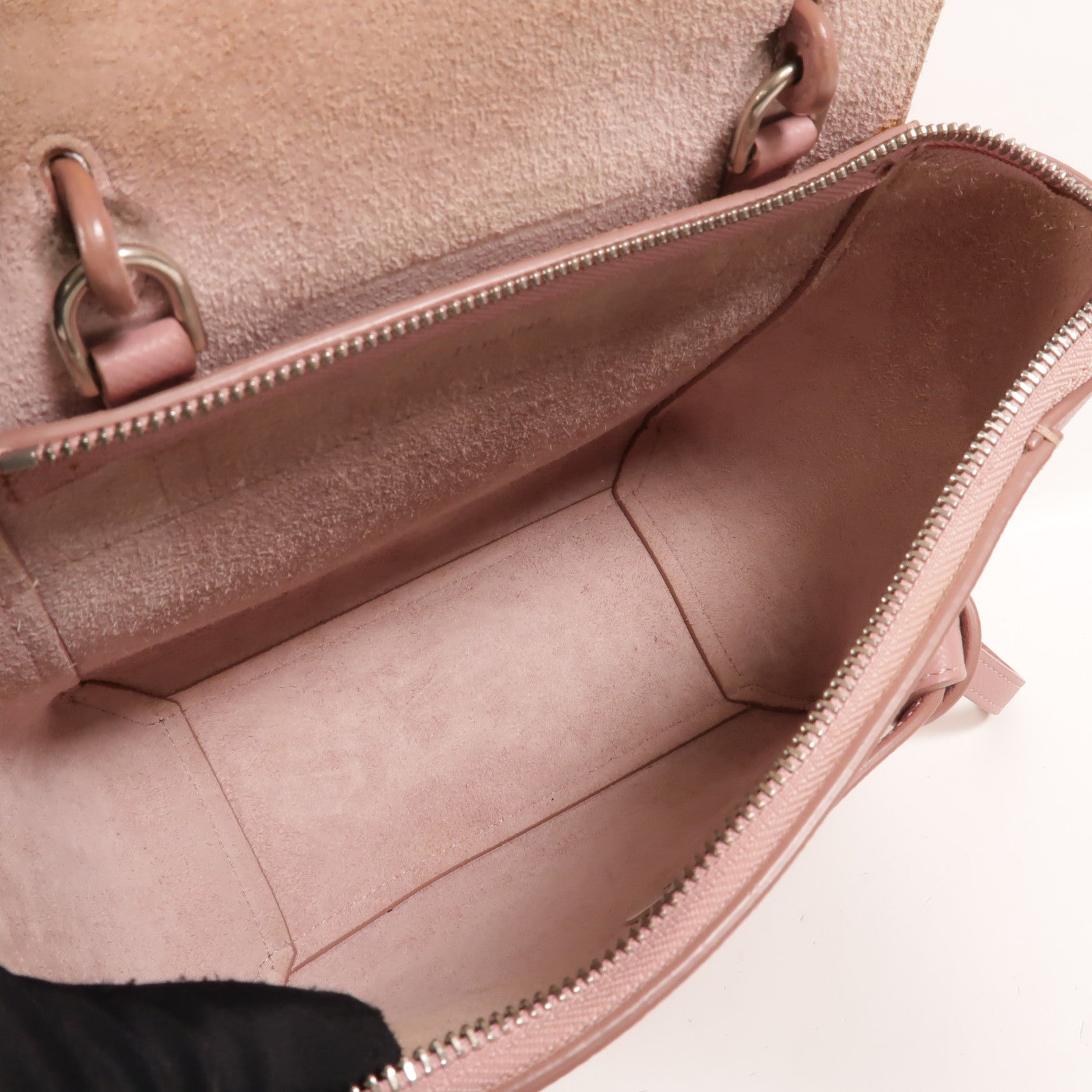 CELINE 牛皮皮革Nano Belt Bag金扣手挽肩背兩用袋