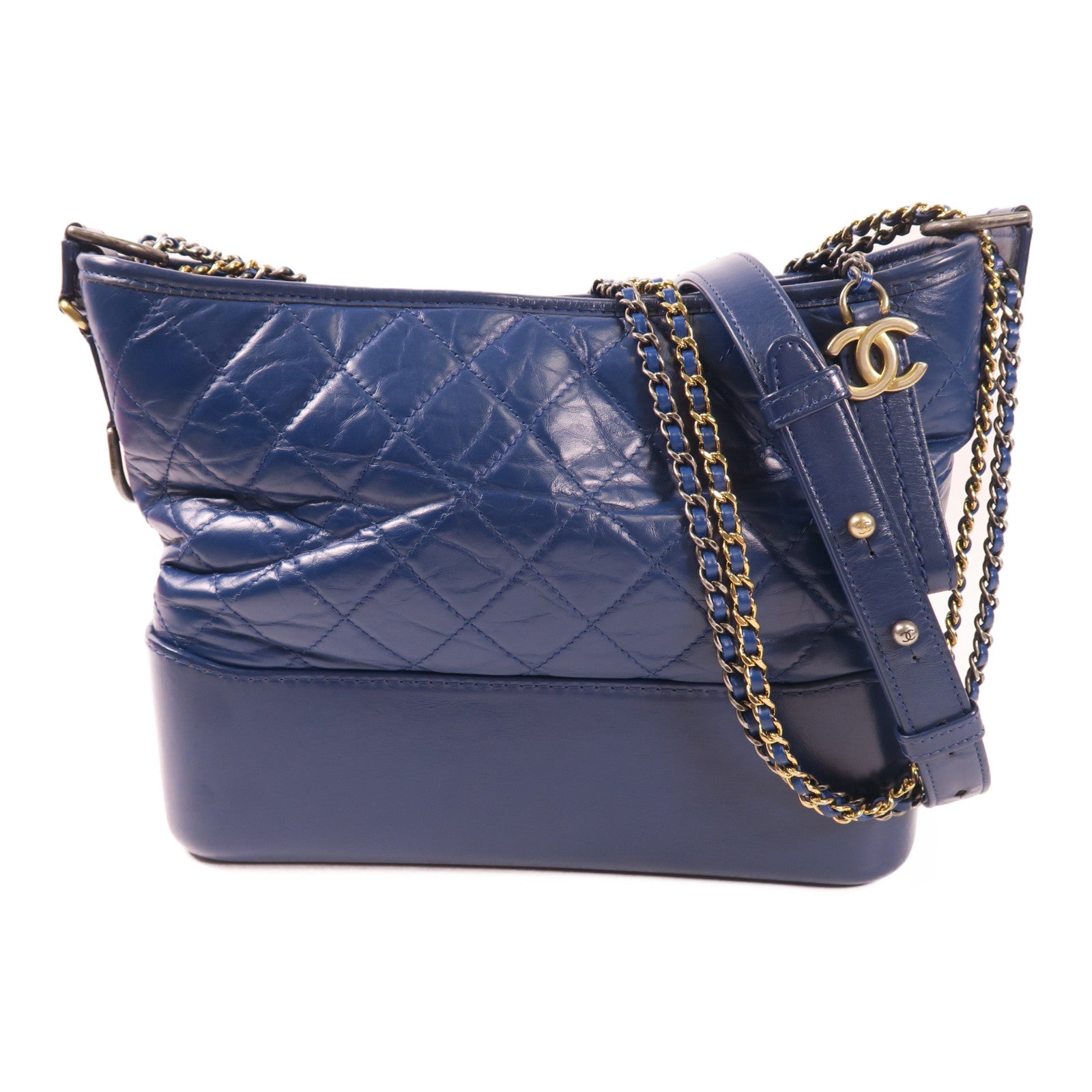 CHANEL 牛皮皮革Gabrielle鏈帶肩背袋