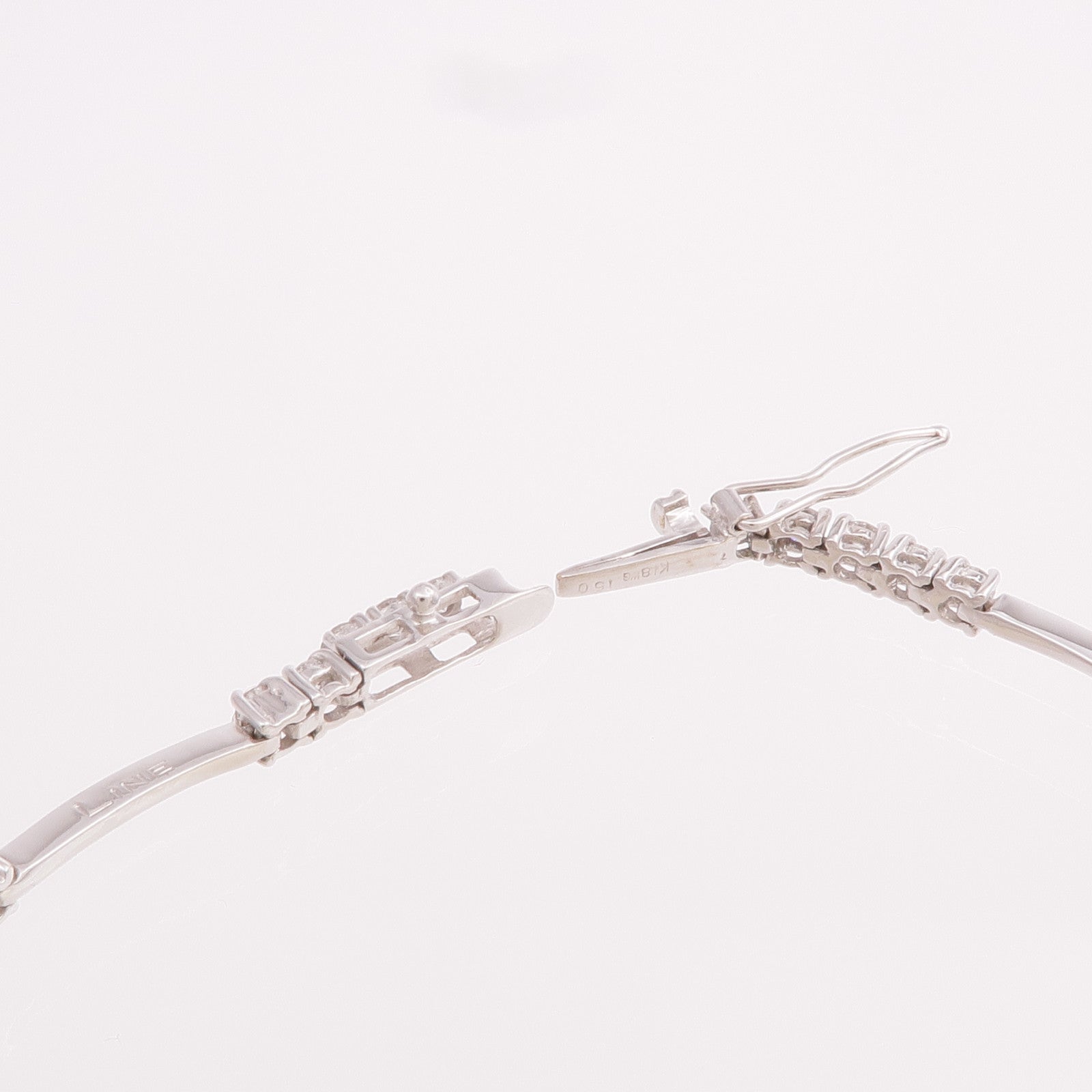 JEWELRY 18K白金LINE Diamond Bracelet鑽石手鏈