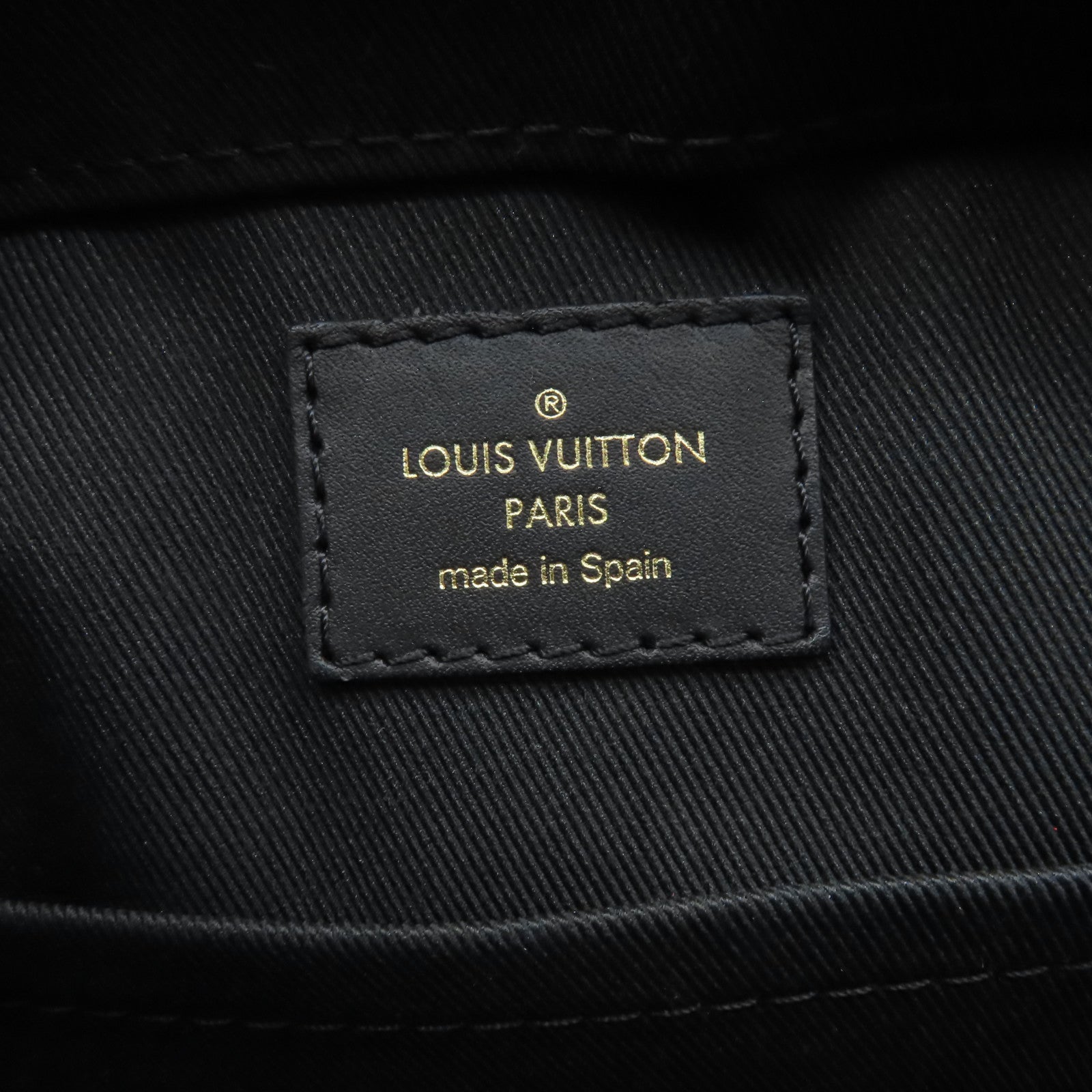 LOUIS VUITTON 【激減優惠】Monogram Saintonge  Shoulder Bag肩背袋黑色/啡色