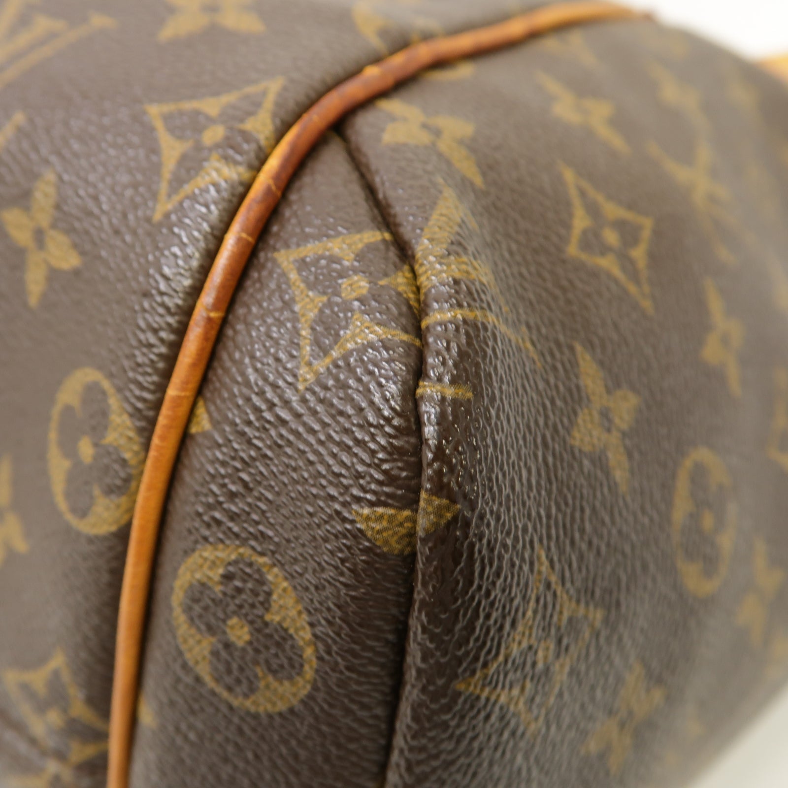 LOUIS VUITTON Monogram Totally PM金扣肩背袋啡色