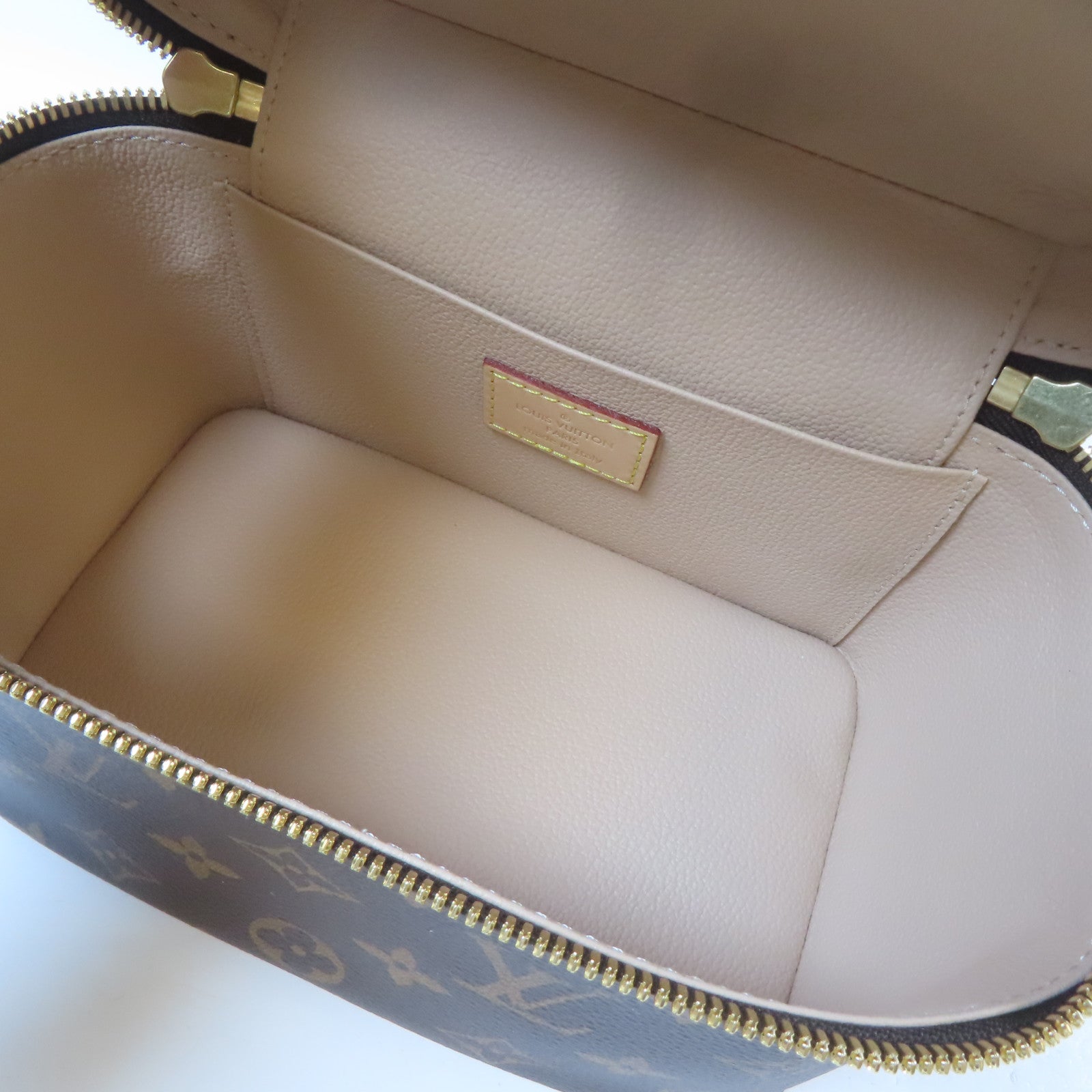 LOUIS VUITTON Monogram Nice Mini金扣手挽袋啡色