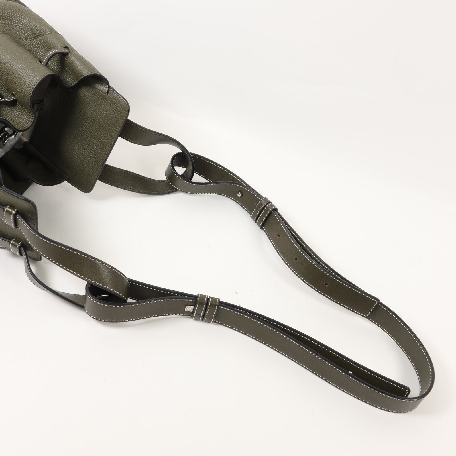 LOEWE 牛皮皮革Hammock手挽肩背兩用袋