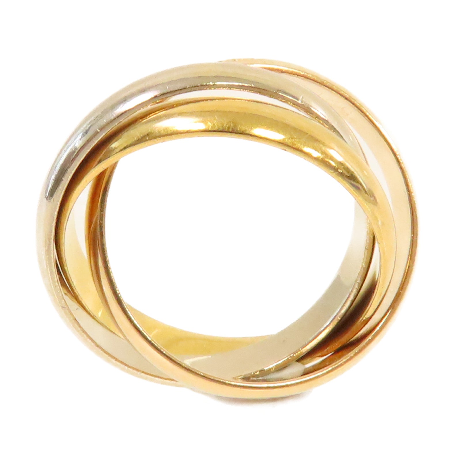CARTIER **【激減優惠】18K玫瑰金/黃金/白金Trinity Ring戒指#53/US#5.75