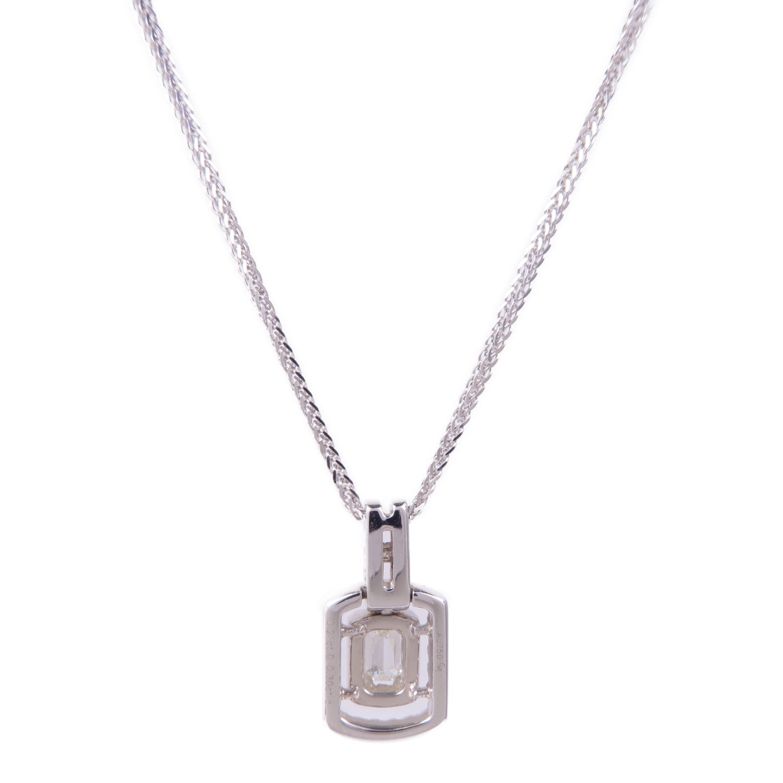JEWELRY 18K白金Diamond Necklace鑽石項鍊