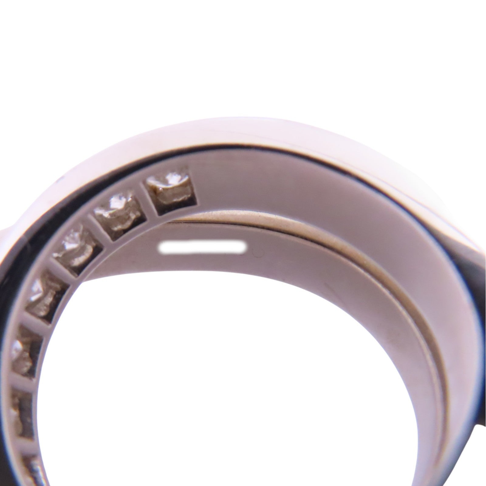 CARTIER 18K白金/鑽石Paris Nouvelle Vague Diamond Ring戒指#49/US#5