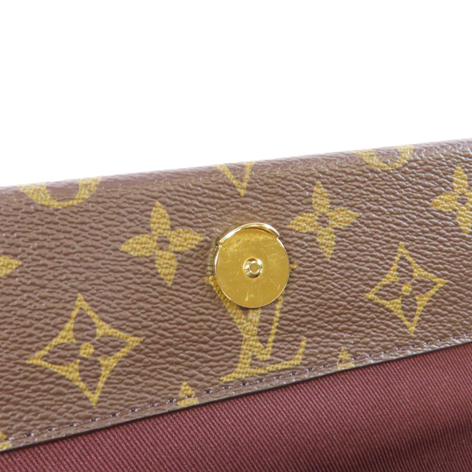 LOUIS VUITTON Monogram Cluny MM金扣手挽肩背兩用袋啡色