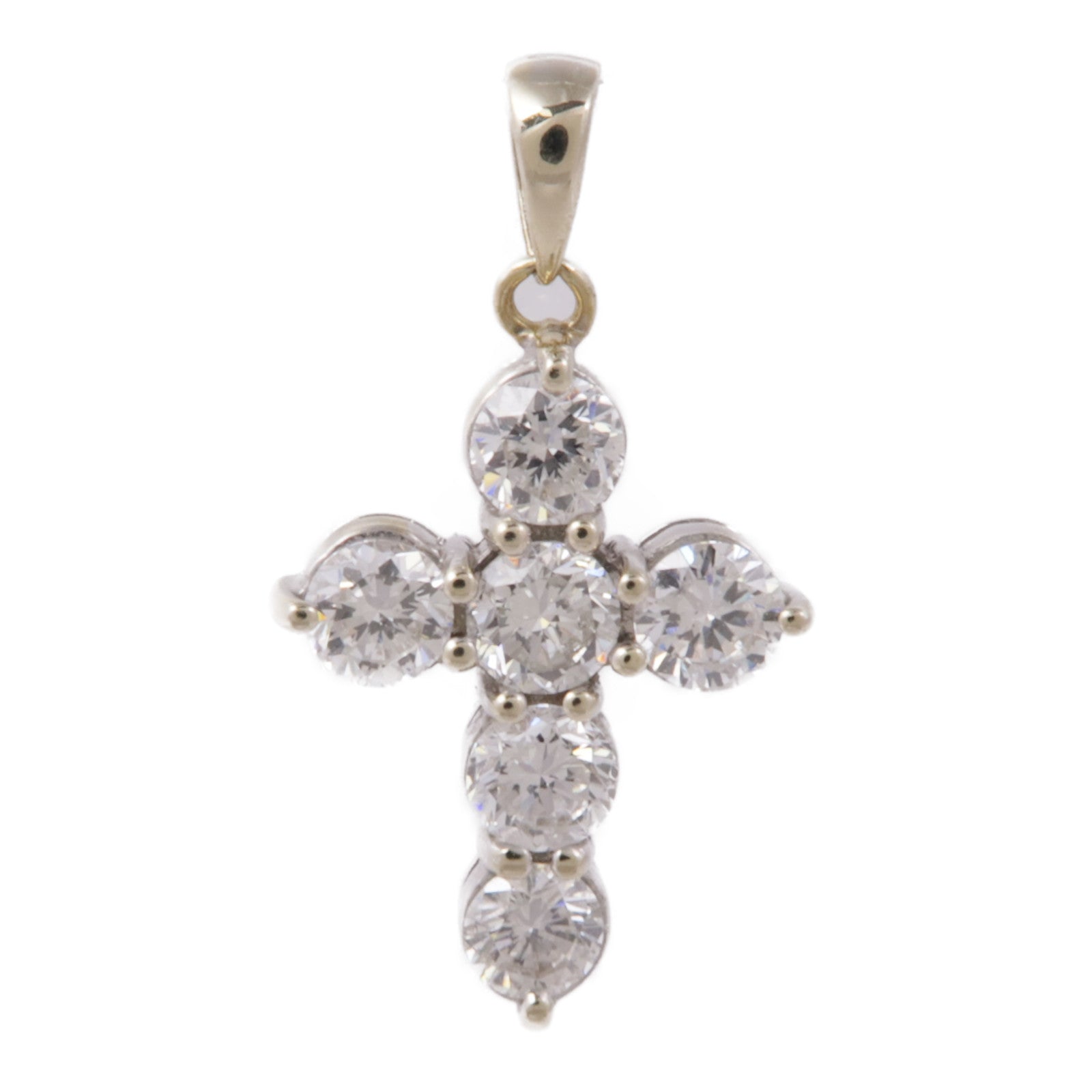 JEWELRY 18K白金Diamond Pendant Top鑽石吊墜