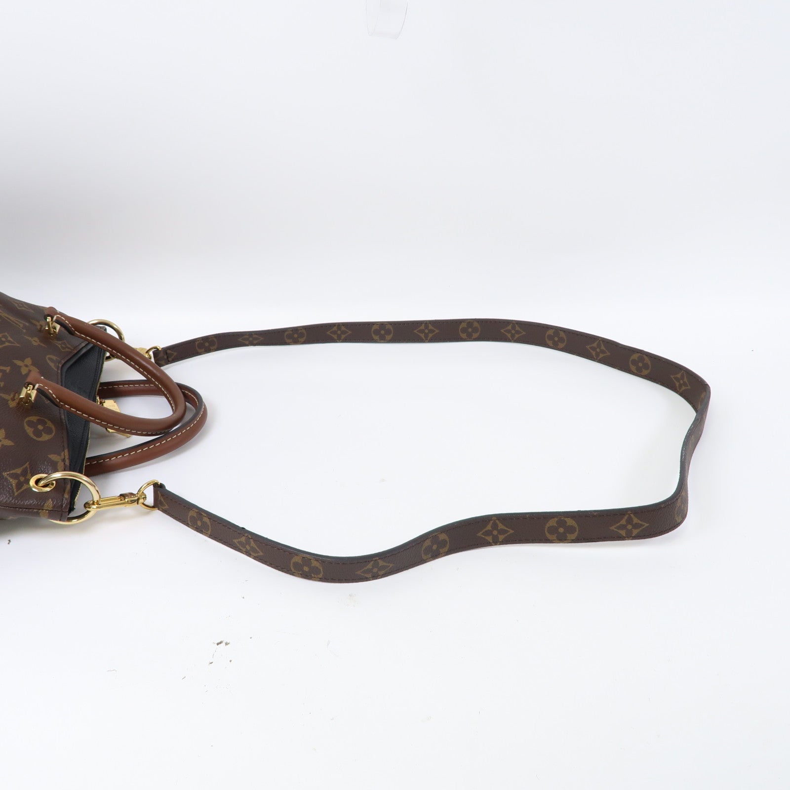 LOUIS VUITTON 【激減優惠】Monogram Pallas BB金扣手挽肩背兩用袋啡色
