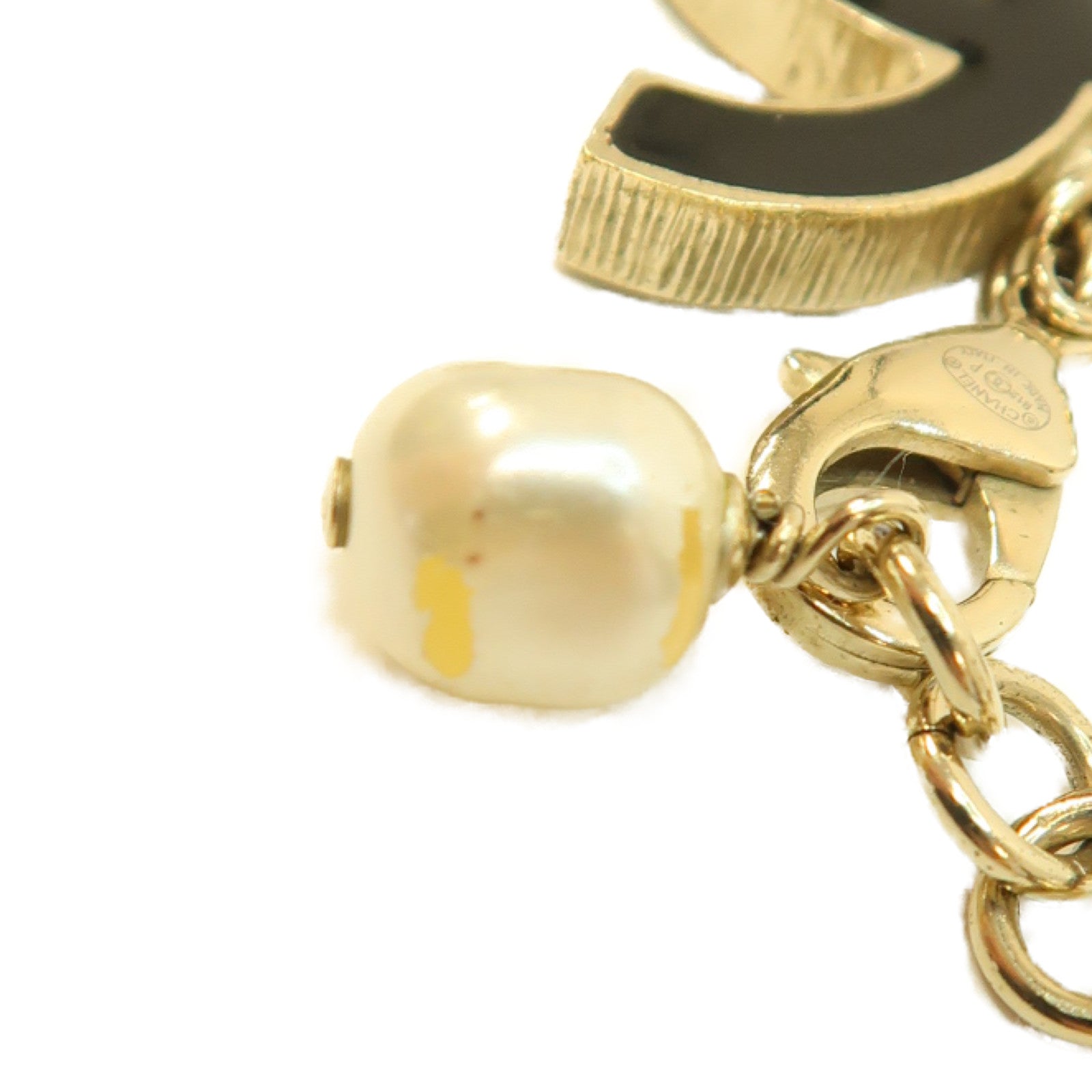 CHANEL 金屬/PVC Bracelet手鏈金色/黑色/白色