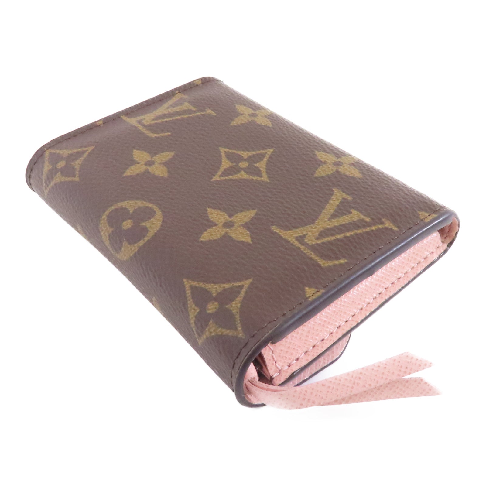 LOUIS VUITTON Monogram Rosalie Coin Purse金扣零錢包啡色/粉紅色