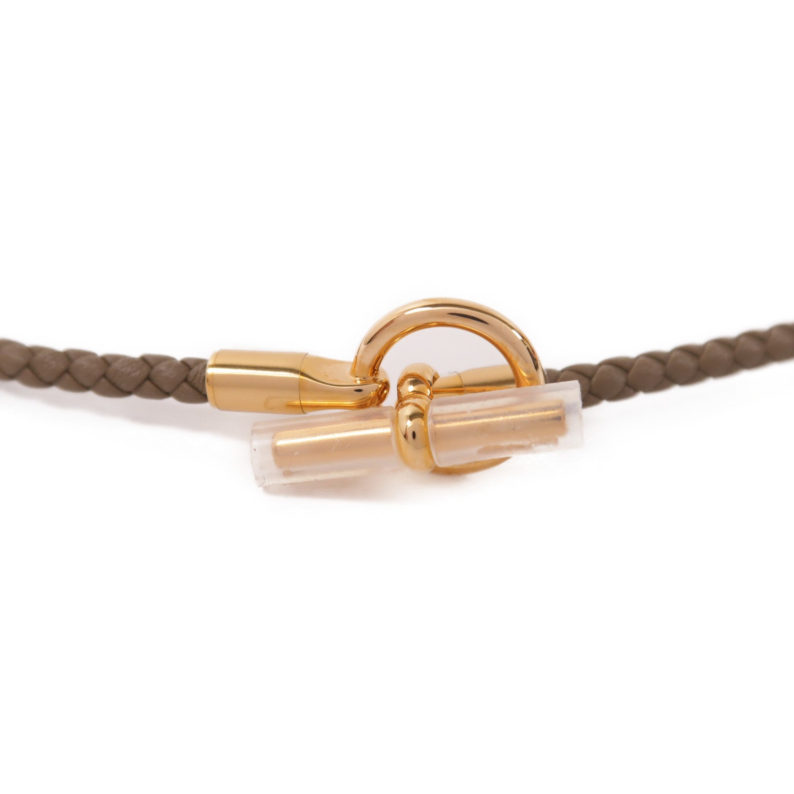 HERMES 皮革Collier Glenan項鍊Khaki