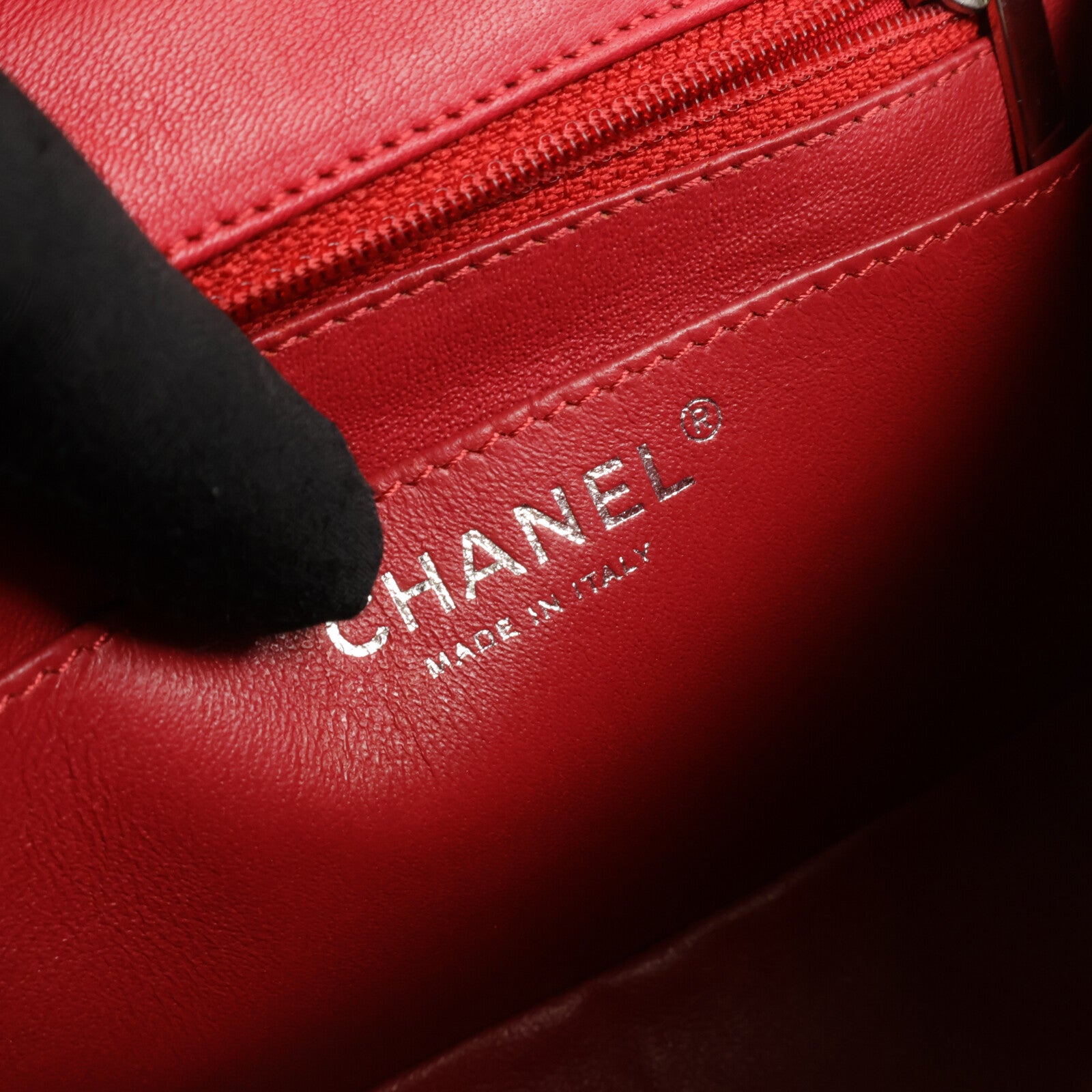 CHANEL 羊皮皮革Classic Flap Mini鏈帶肩背袋