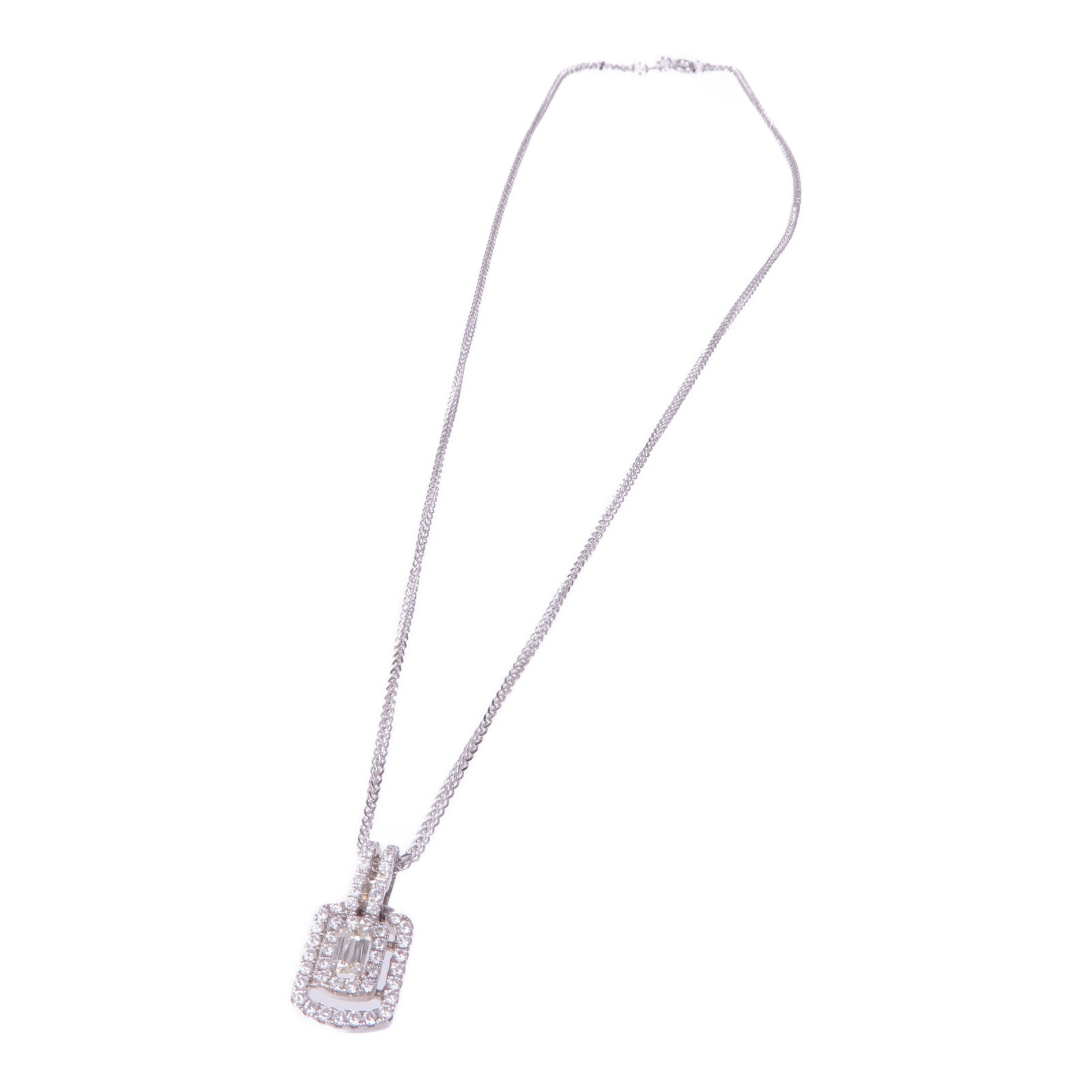 JEWELRY 18K白金Diamond Necklace鑽石項鍊