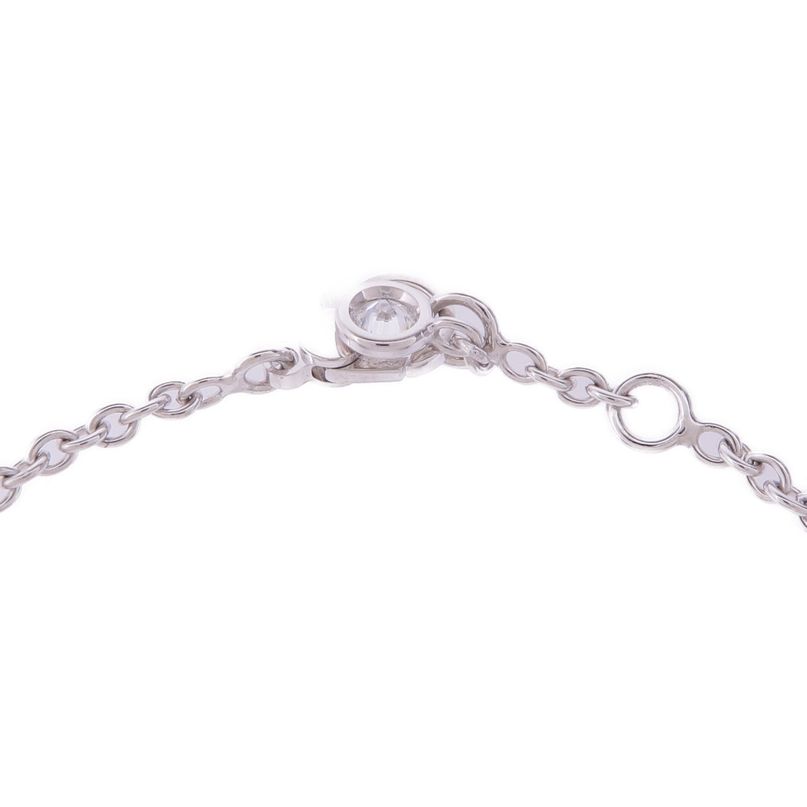 HERMES 18K白金Finesse Bracelet鑽石手鏈