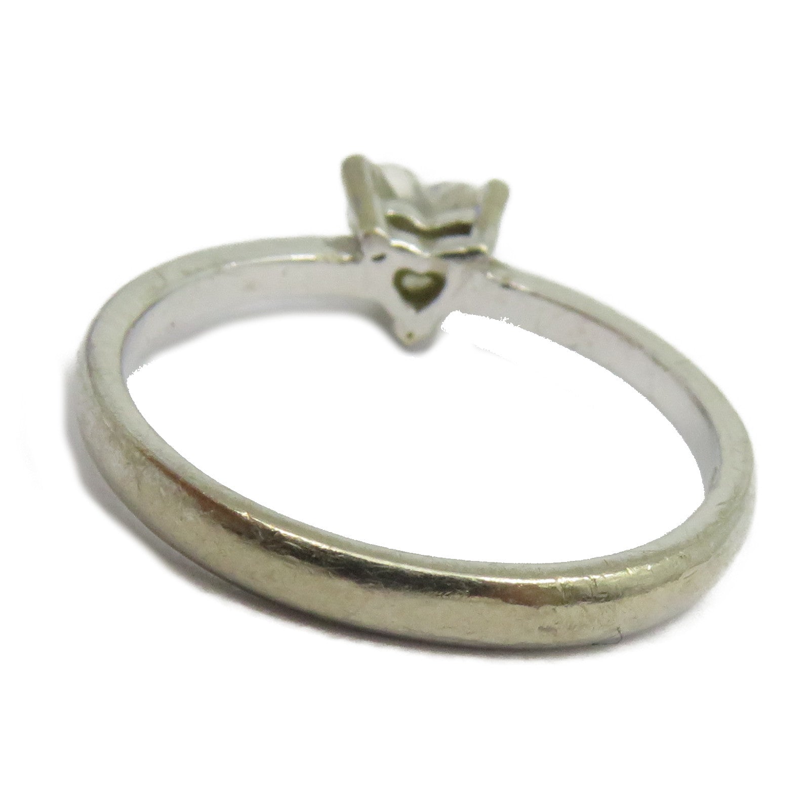 JEWELRY 【激減優惠】18K白金Ring鑽石戒指US#5