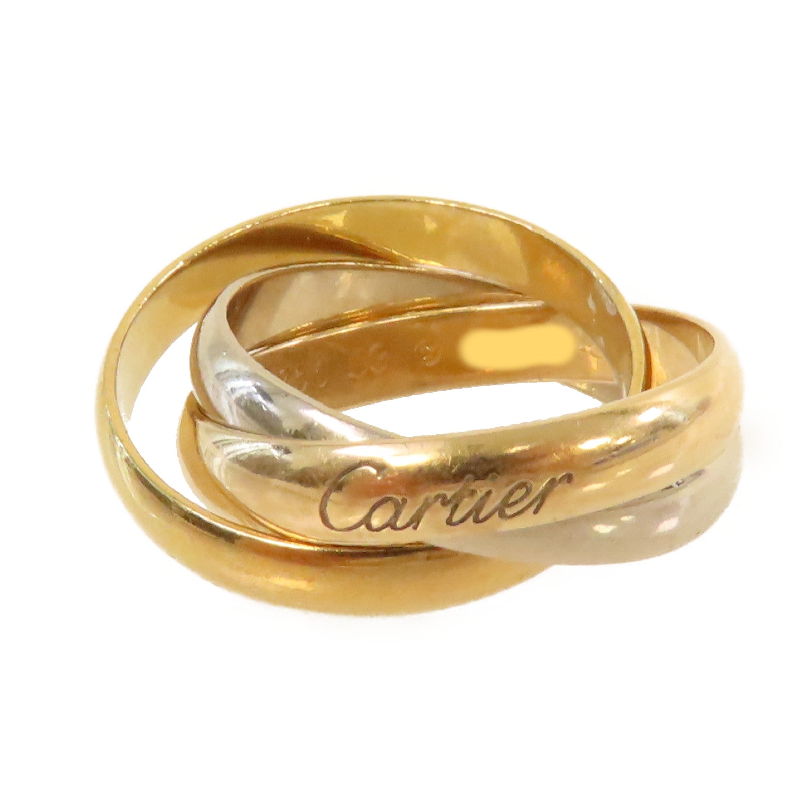 CARTIER **【激減優惠】18K玫瑰金/黃金/白金Trinity Ring戒指#53/US#5.75