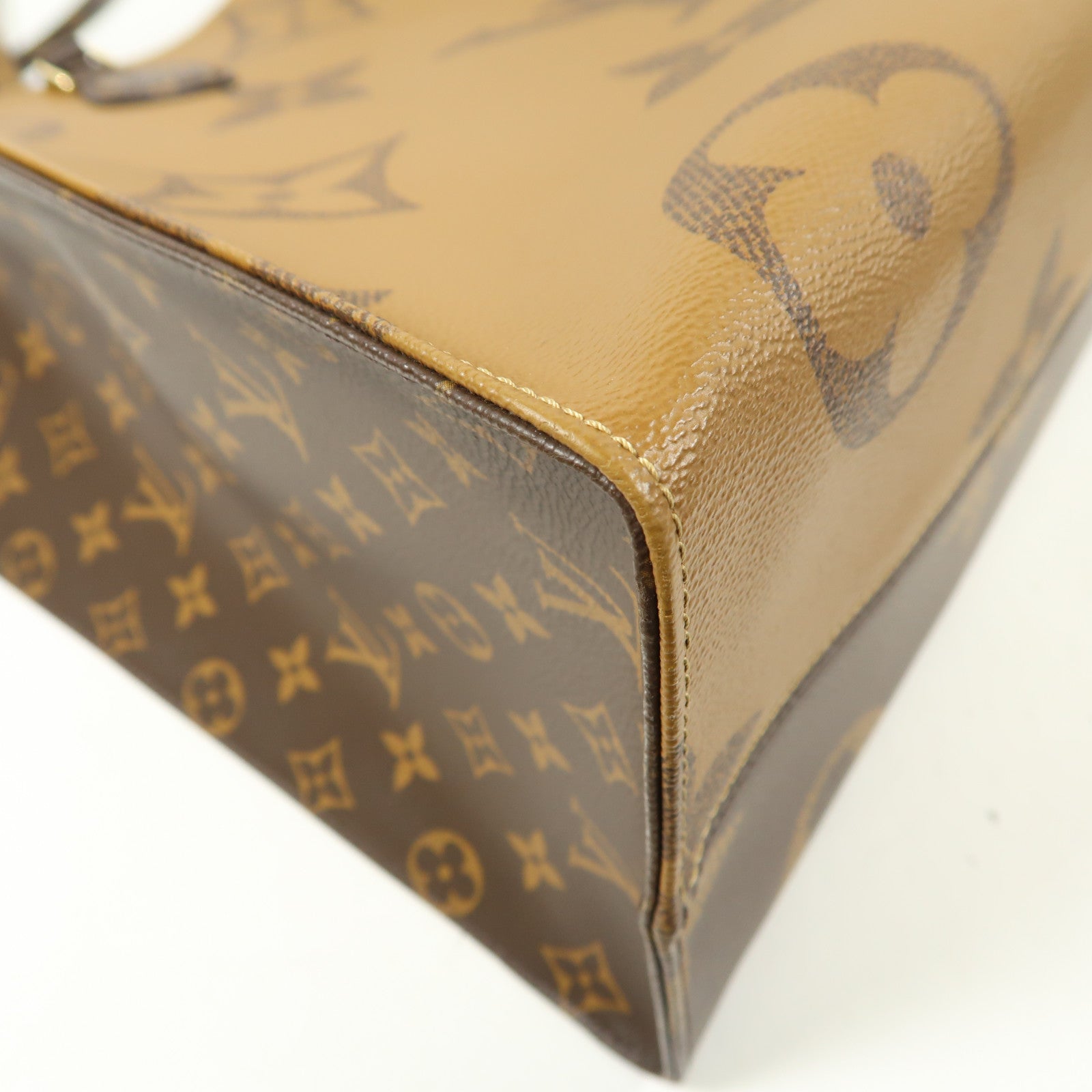LOUIS VUITTON Monogram Giant OnTheGo GM金扣手挽肩背兩用袋