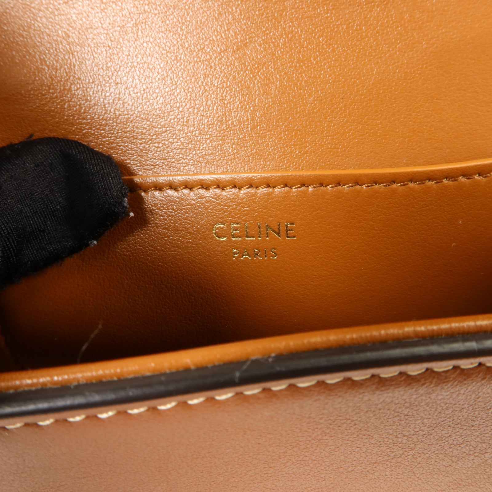 CELINE 牛皮皮革2 Way Shoulder Bag金扣手挽肩背兩用袋