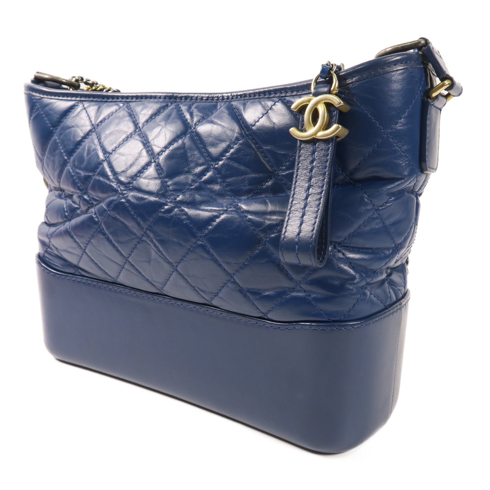 CHANEL 牛皮皮革Gabrielle鏈帶肩背袋